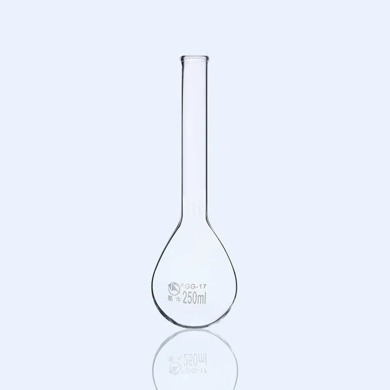 matraz de laboratorio, Frasco de vidrio de silicato de cuello largo con fondo redondo Kjeldahl de laboratorio, varios tamaños(1000ml)