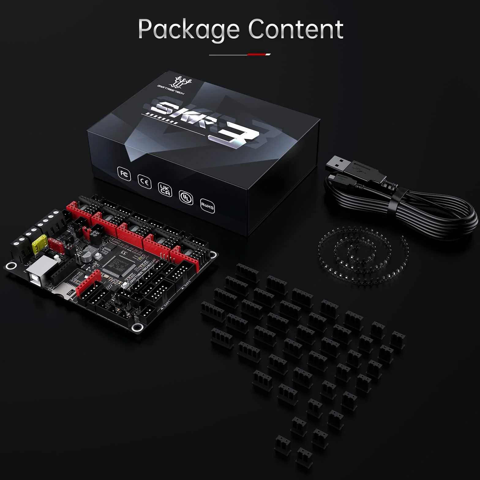 BIGTREETECH SKR 3 Placa de Control para Impresora 3D, Actualización de SKR V1.4/Turbo
