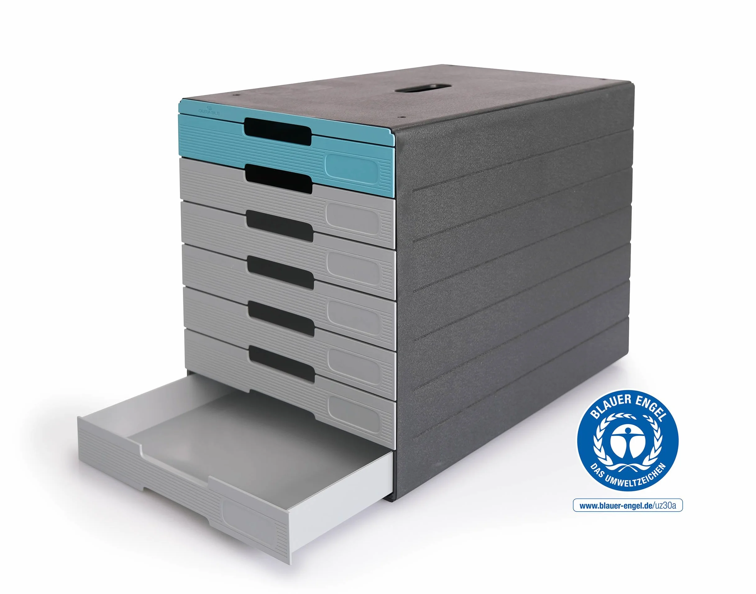 Durable Caja de cajones (Idealbox Pro) 7 compartimentos, rojo, 776303