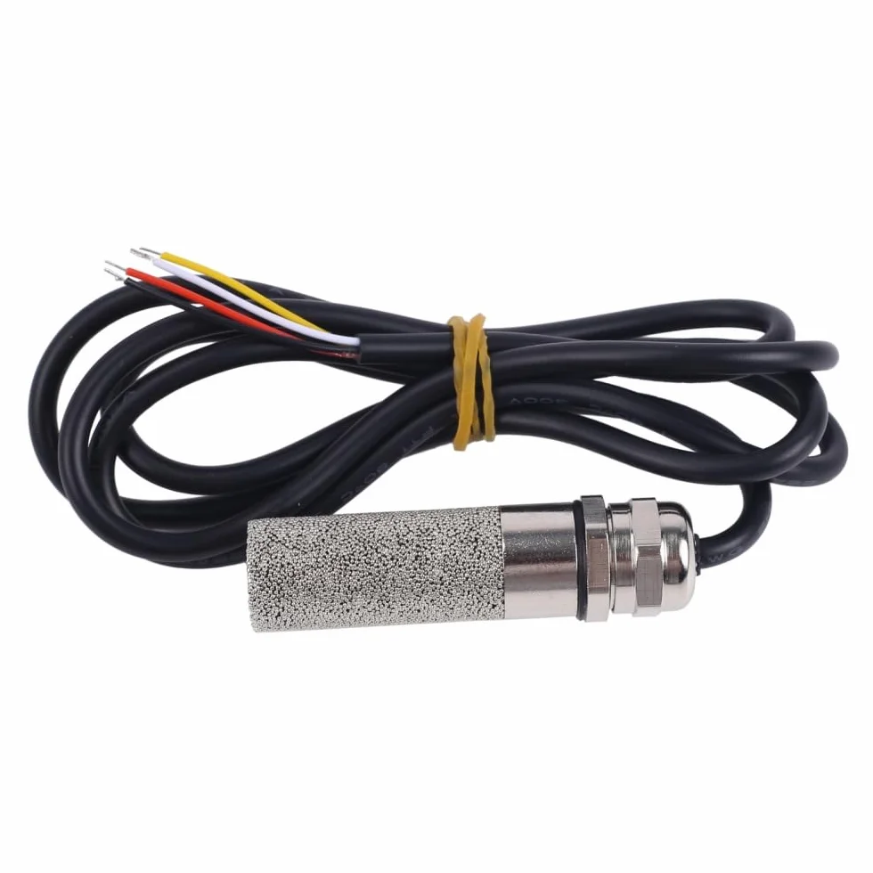 XY-MD04 RS485 Transmisor de Temperatura y Humedad, Módulo Colector CC 5V-28V, Sonda Metálica Impermeable