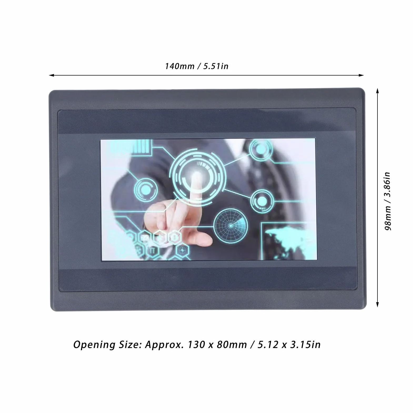 WS4312R PLC HMI Todo en Máquina Integrada con Pantalla Táctil de 4,3 Pulgadas para PLC : Fácil Instalación con Velocidad de Funcionamiento Rápida