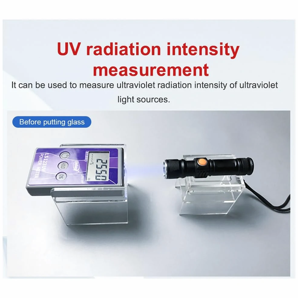 SHABD Medidor UV Portátil LS123 Mide la Radiación Ultravioleta Intensidad de Potencia Radiancia Densidad Tasa de Rechazo