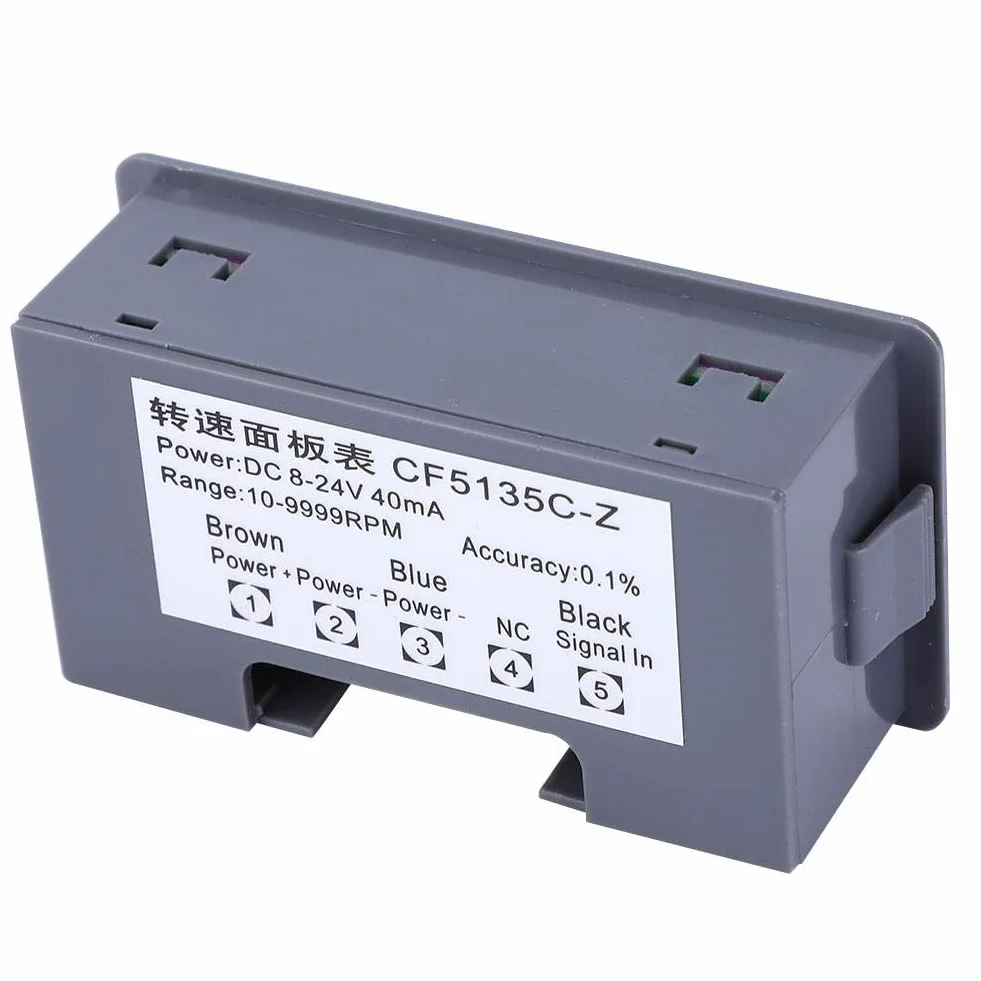 Tacómetro Led Azul Sensor de Proximidad Hall NPN 12x12x4 mm