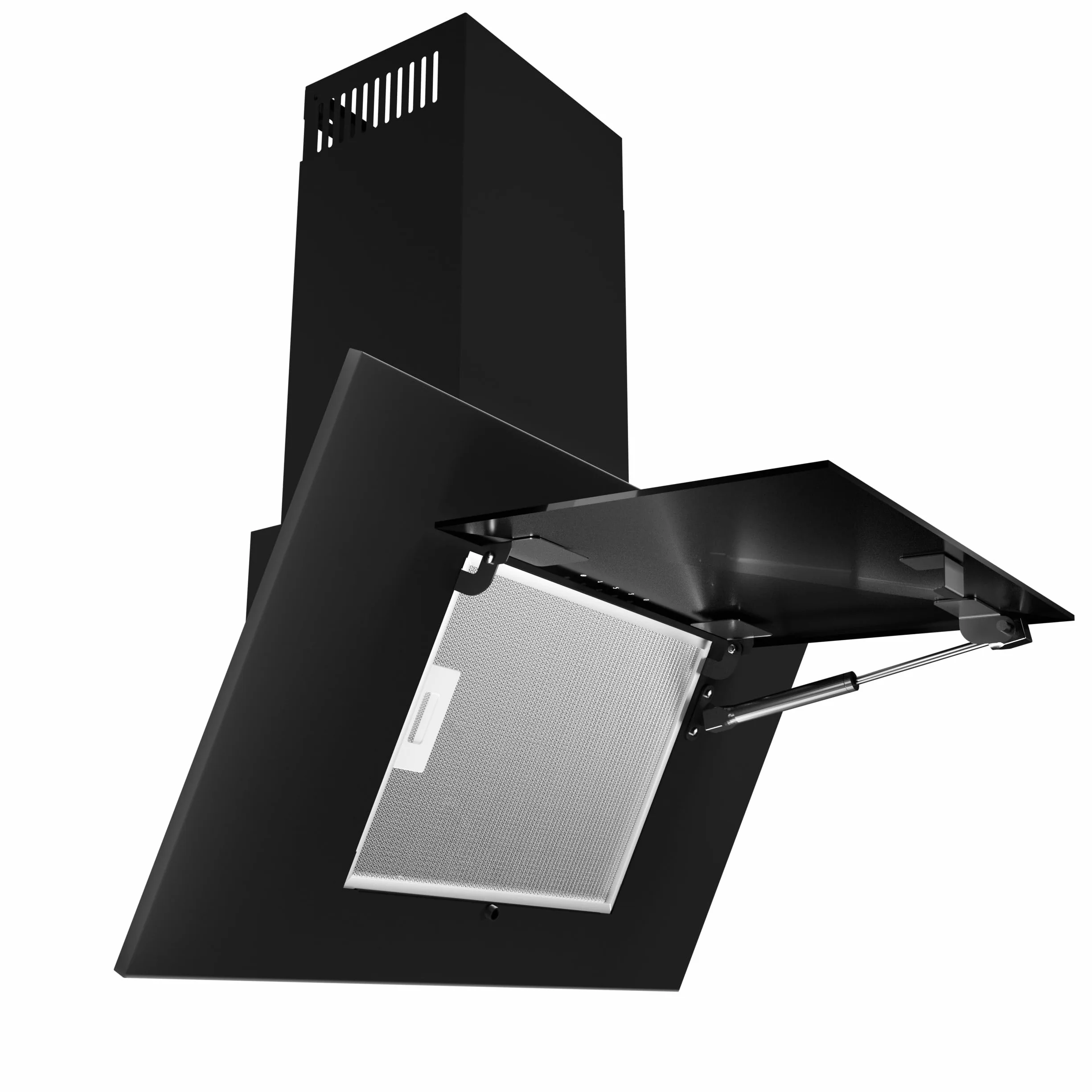 Campana extractora WK-4 NERO 50 Negra, 3 velocidades, 50cm
