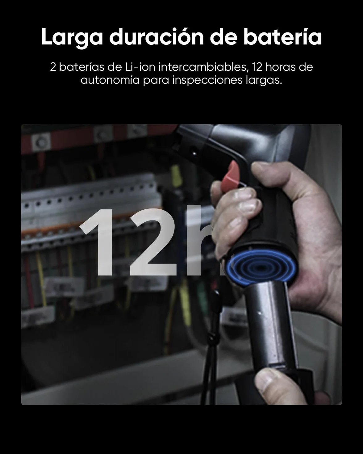HIKMICRO M11W Cámara Termográfica, SuperIR 384×288 (192×144 nativo), 25 Hz, 8 MP Visual, Pantalla Táctil 3,5", Puntero Láser, Wi-Fi, 2 Baterías 12H