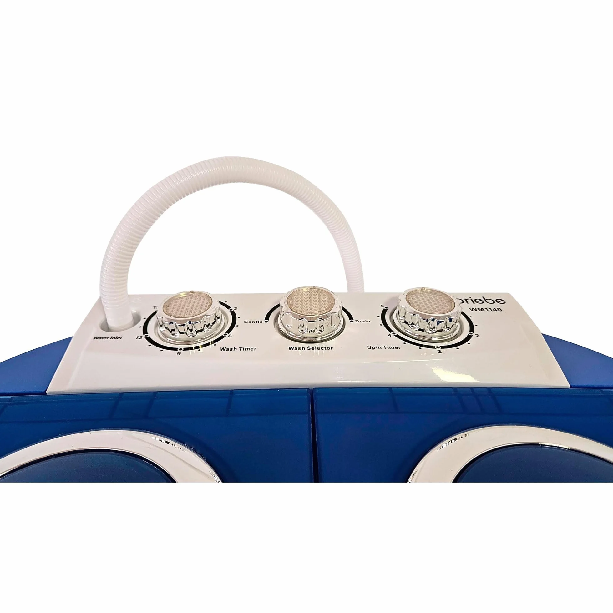 Camp Mini Lavadora Portátil con Centrifugado 3Kg Carga Superior Azul/Blanco