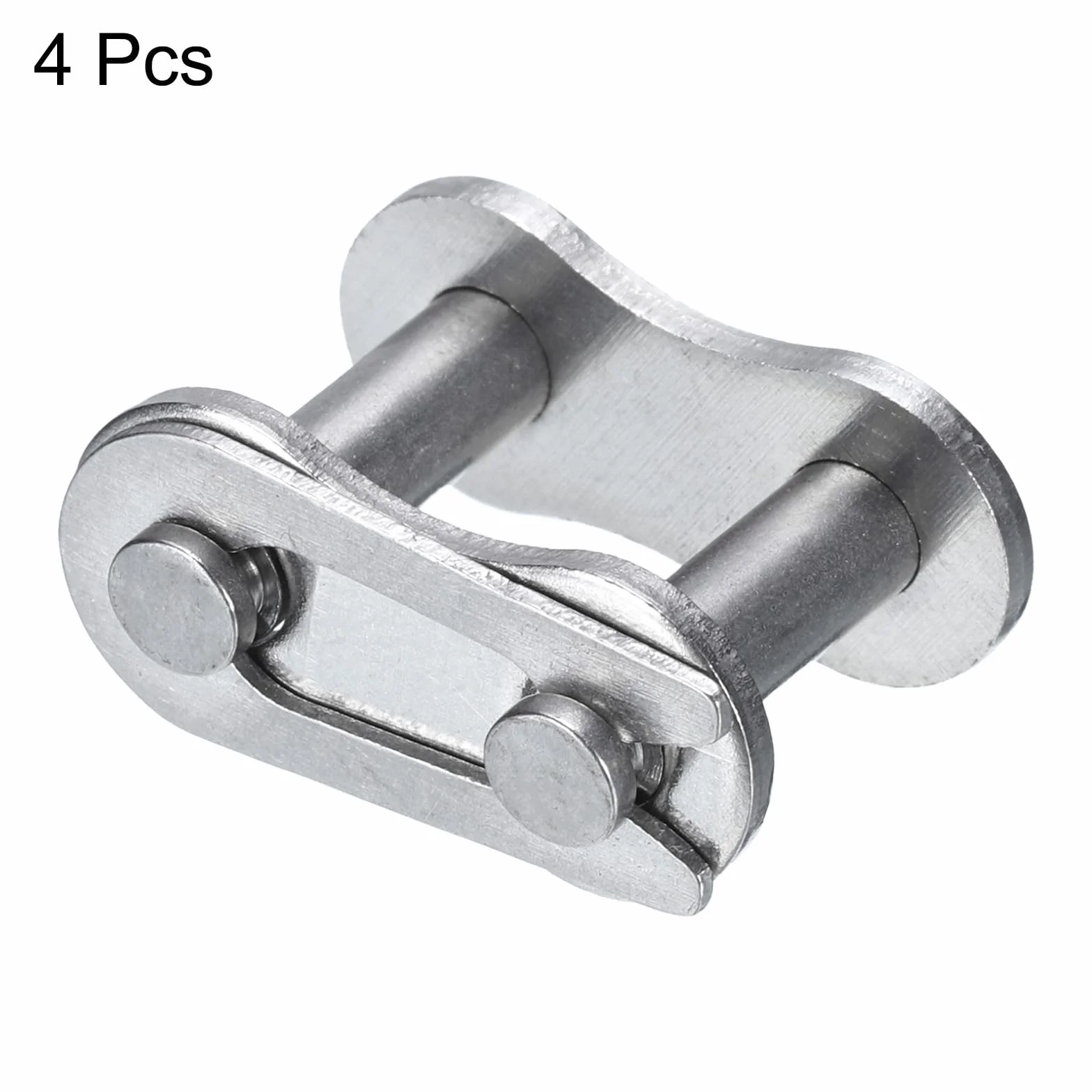 4 Piezas Conector Maestro Cadena Rodillo #41 DIN/ISO 085 Paso 1/2" Acero Inoxidable Eslabones Divisibles