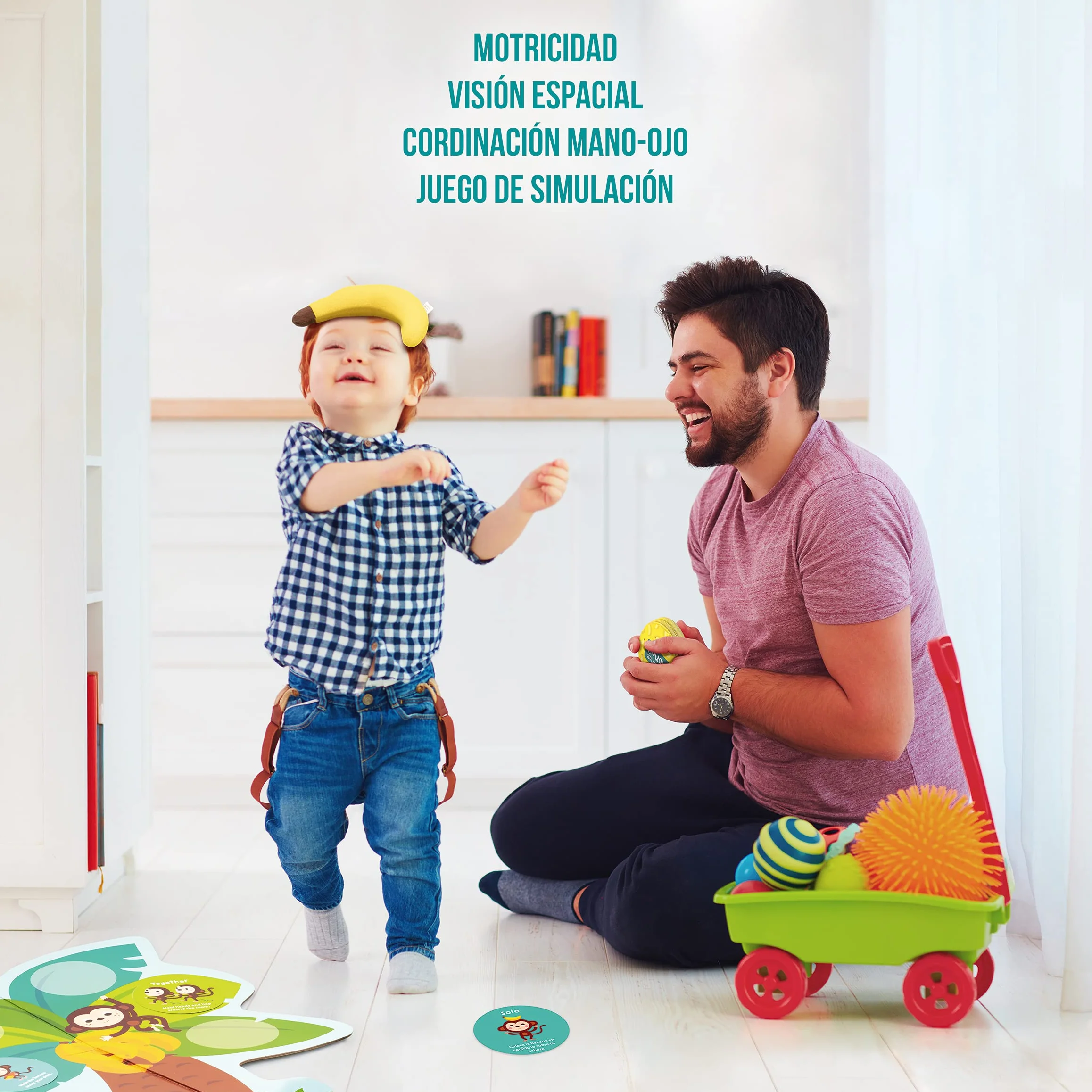 Ludilo ¿Hacemos El Mono? Juego Educativo Niños 2 Años Acción Emoción Regalo Niña