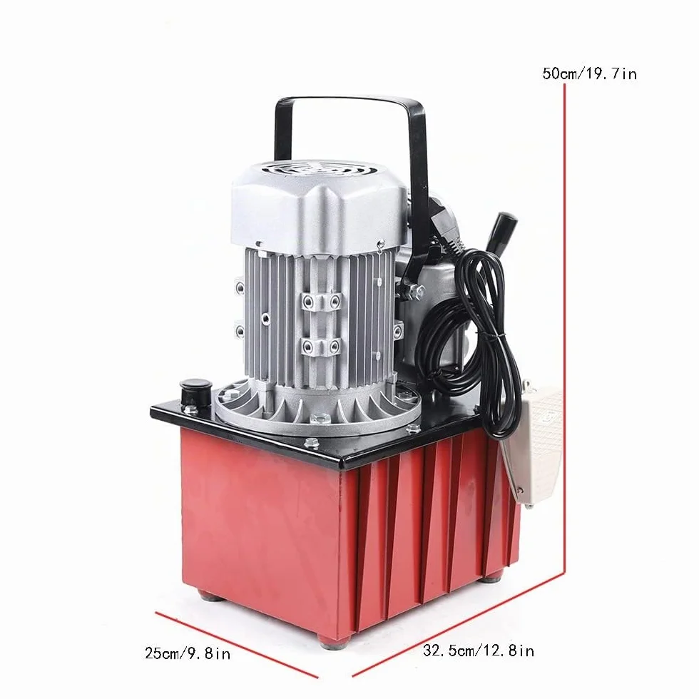 Bomba hidráulica eléctrica con válvula manual, 700 bar, bomba hidráulica eléctrica, 750 W, 220 V