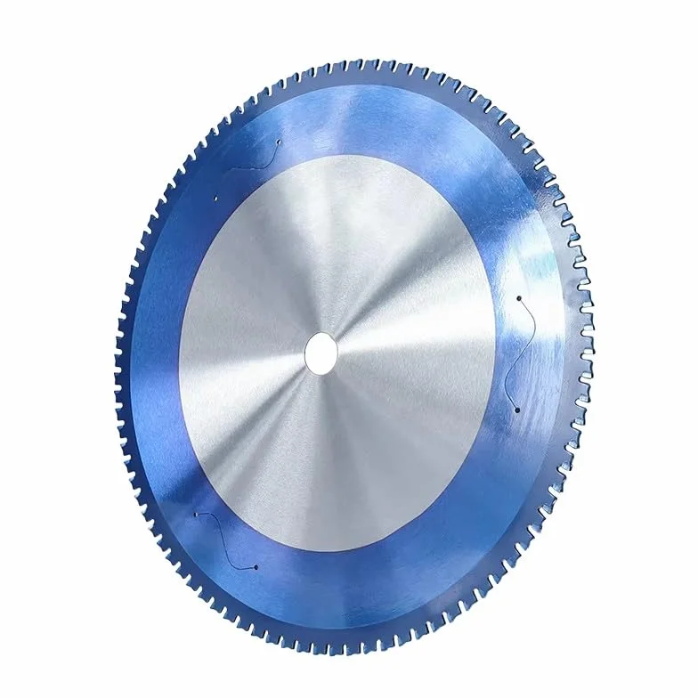 Hoja de Sierra Circular de Carburo Recubierta Azul Nano 305x2,4x1,8x25,4x60T para Corte de Metal, Aluminio, Hierro, Acero