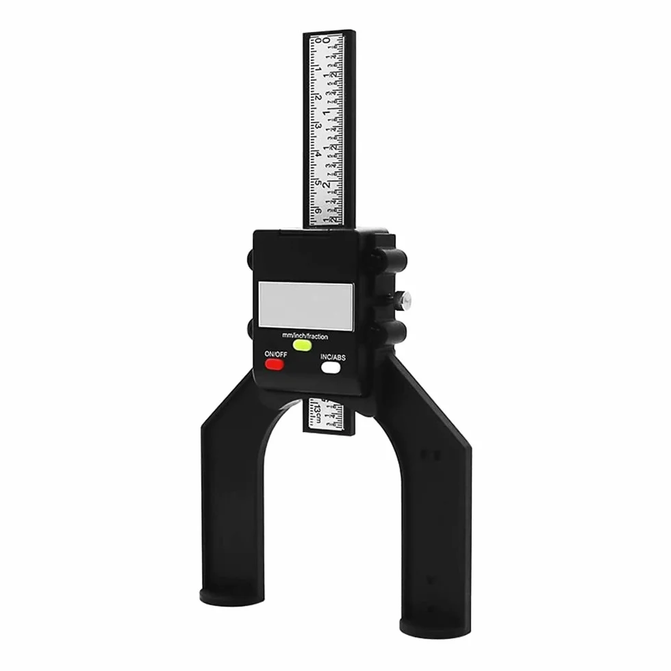 Medidor de altura digital magnético 80 mm Mini medidor de profundidad para sierra de mesa carpintería