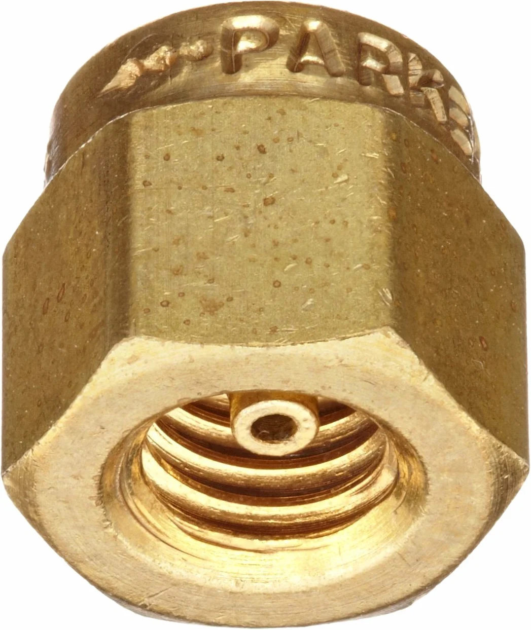 Parker a-lok 1blp1-b Tubo de Compresión de latón montaje, tapa, tubo OD, 1/4", 1