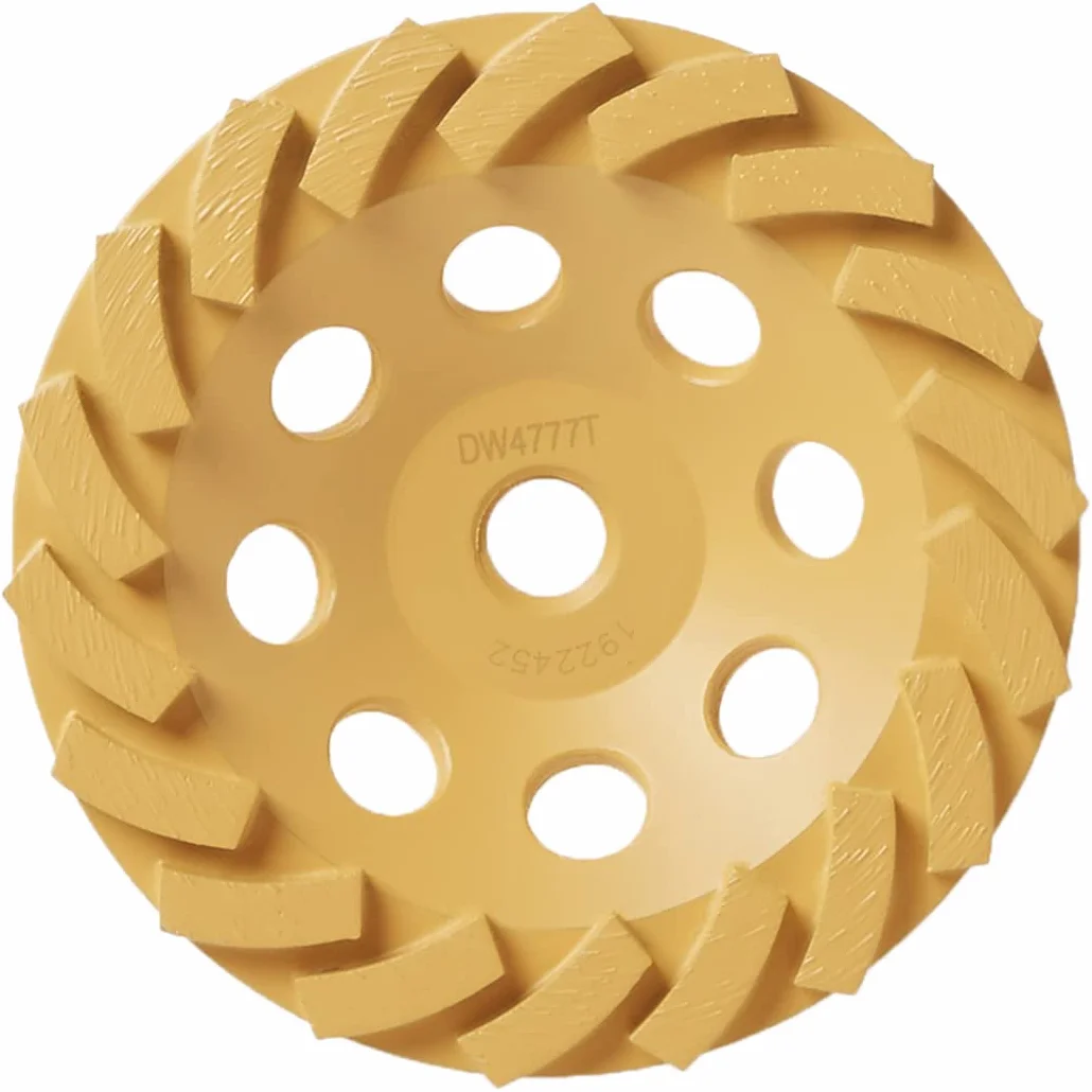 DEWALT DW4777T - Rueda de copa de diamante XP Turbo de 5 pulgadas