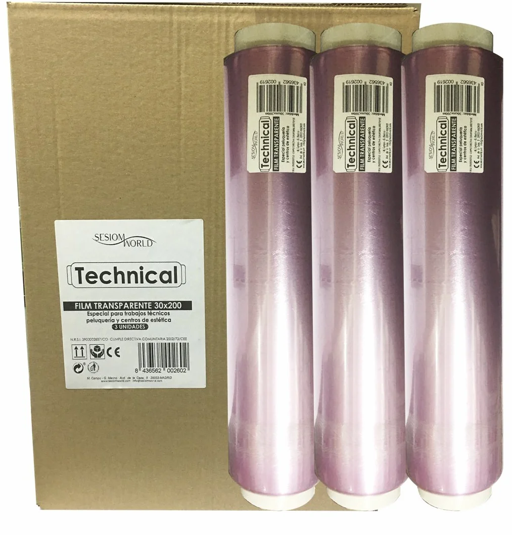 Film Osmótico Transparente Técnico 30cm x 200m Profesional 3 Rollos 2400g