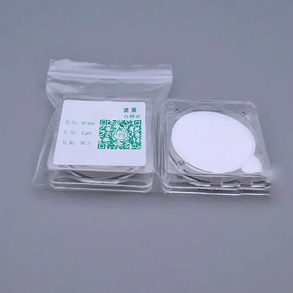 Cristalería de Laboratorio Membrana de filtro microporoso de papel de laboratorio, 50 unidades/caja, 13 mm-100 mm(80mm)