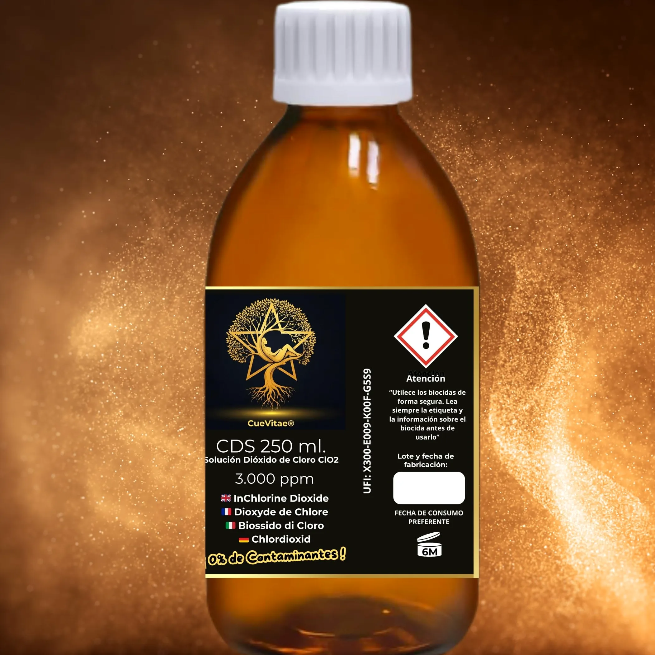 CDS 0,3% | Pack 2X250 ml | Solución Acuosa | Vidrio Ámbar