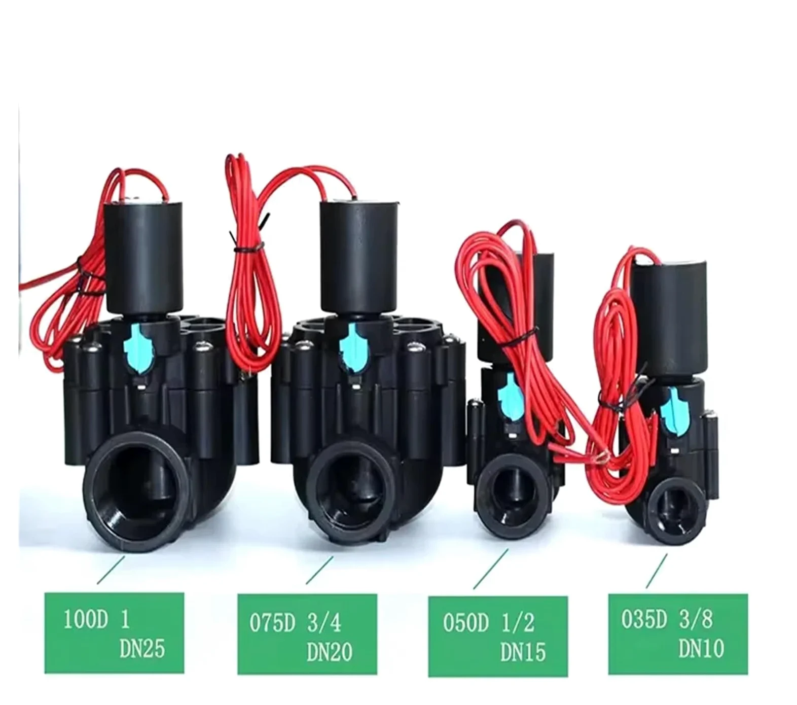 Electroválvula de riego de 1'', 2 vías, 2 Posiciones, N/C, 220 V, 12 V, 24 V CC, con Enclavamiento for riego agrícola(DC 12V)