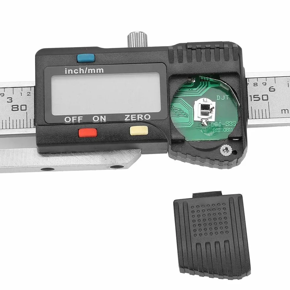 Marcador digital de elevación con altura de medición de 150 mm, pies magnéticos, conversión de milímetro/pulgada, base de acero inoxidable, medidor de profundidad Medidor de medición