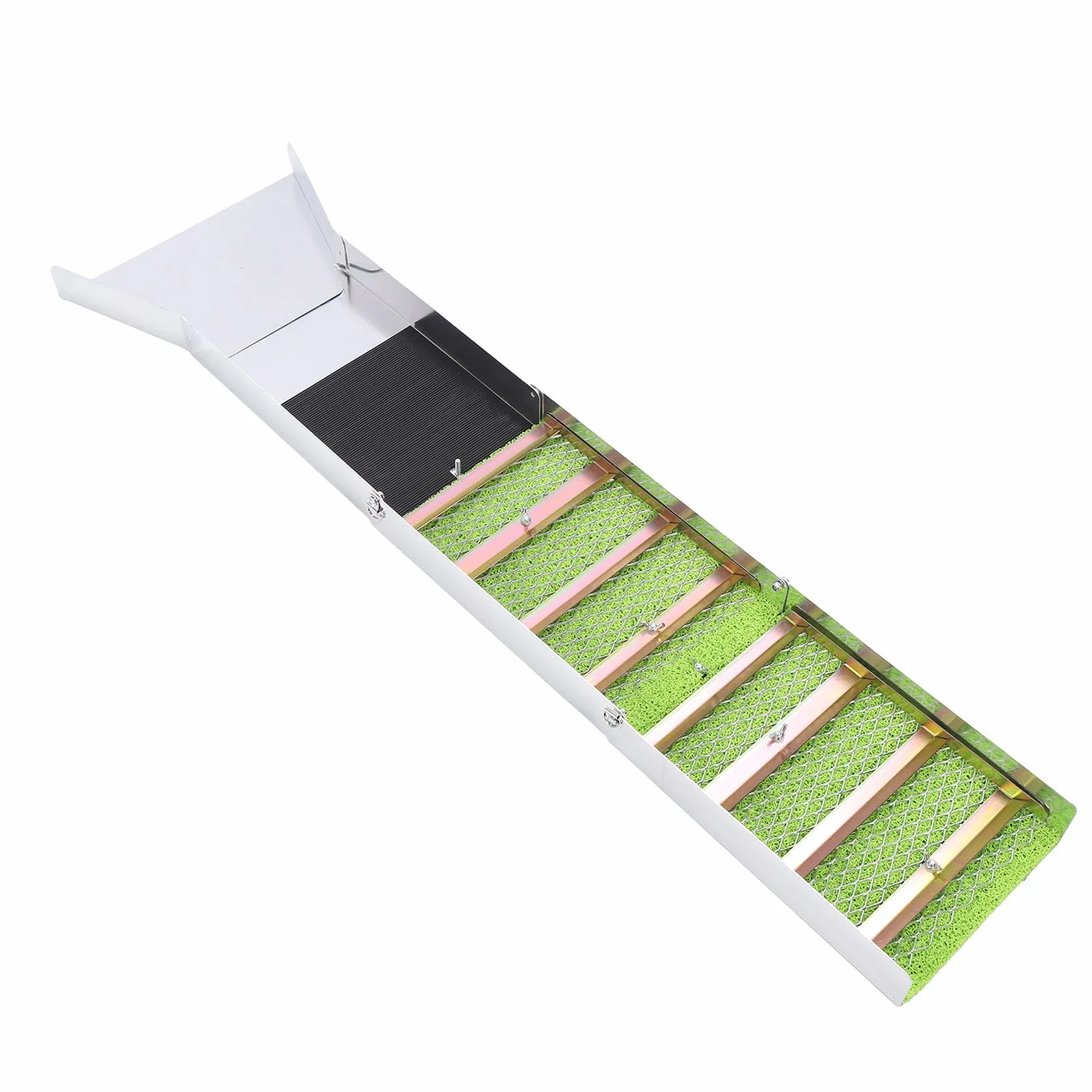 Caja de Esclusa Plegable de Aleación de Aluminio de 50 Pulgadas, Caja de Esclusa Portátil para Minería de Oro, Esclusa de Oro, Prospección de Oro para Ríos, Lavado de Oro, Dragado