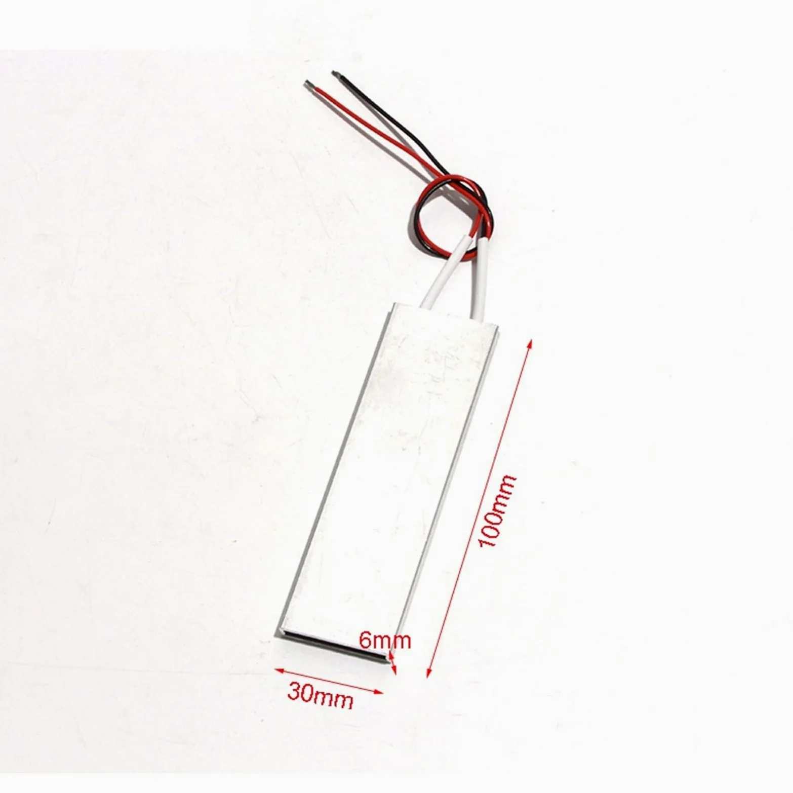 1 Uds. Placa calefactora de aluminio de 100x30x6mm 220V 65C a 270C accesorios de secador de pelo con calefacción en miniatura aplicables(220V 270C 200W)