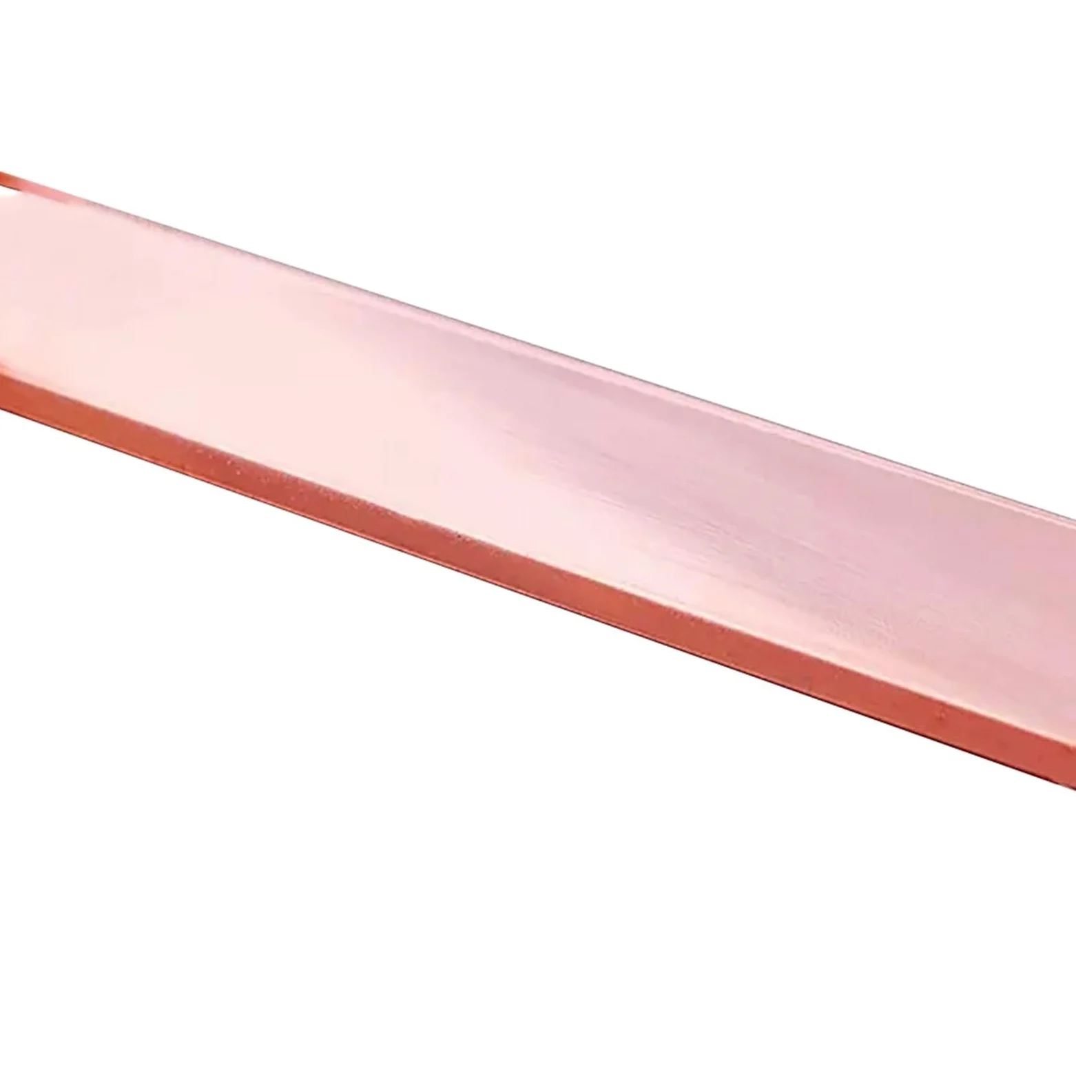 Barra colectora de cobre rojo T2 de 10 mm a 40 mm, placa de tierra conductora cuadrada plana for proyectos de bricolaje de modelismo. Artesanía(35x45x100mm)