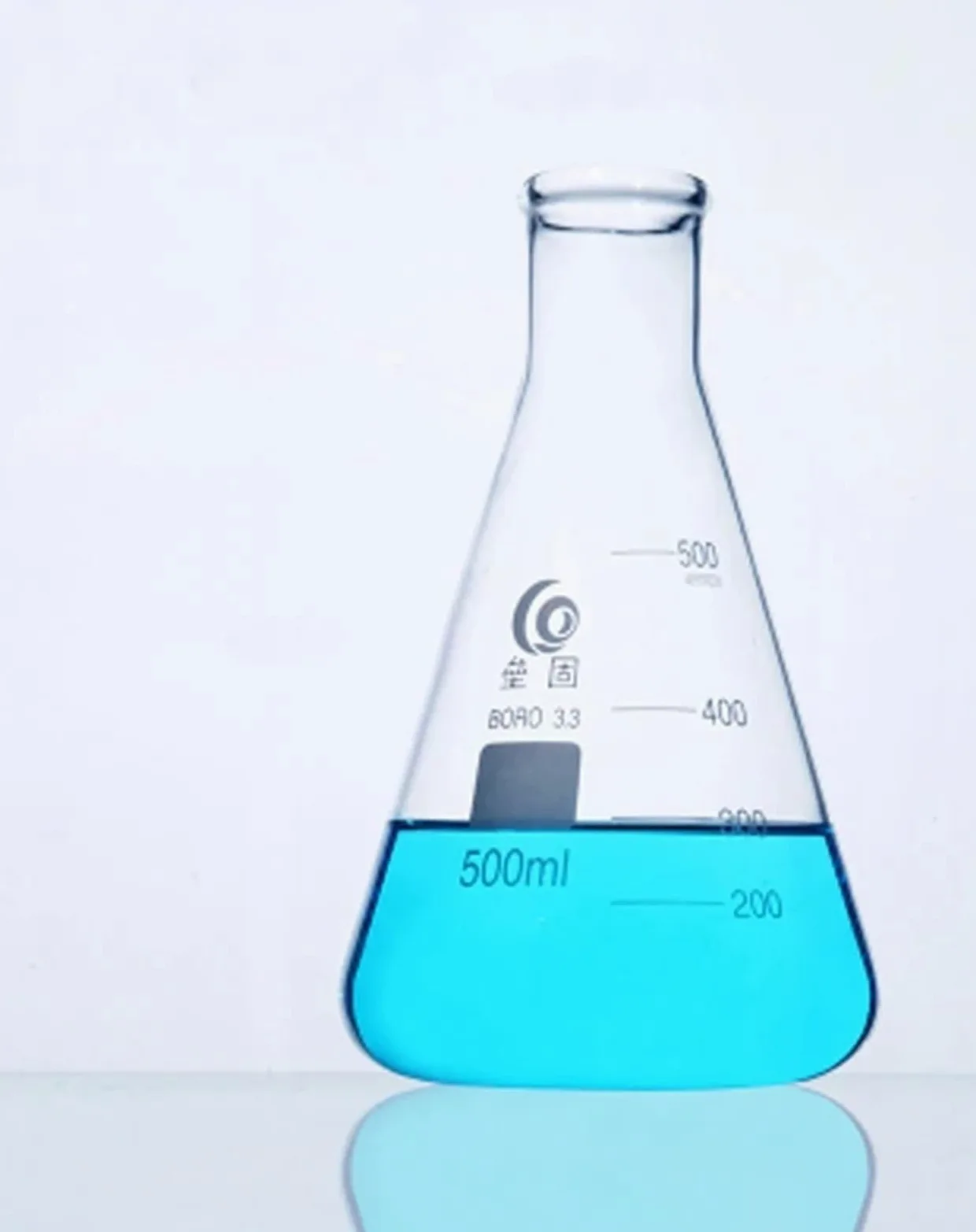 1 Juego de matraz de Vidrio cónico, matraz Erlenmeyer de Vidrio de borosilicato, Botella Triangular, Laboratorio de Resistencia