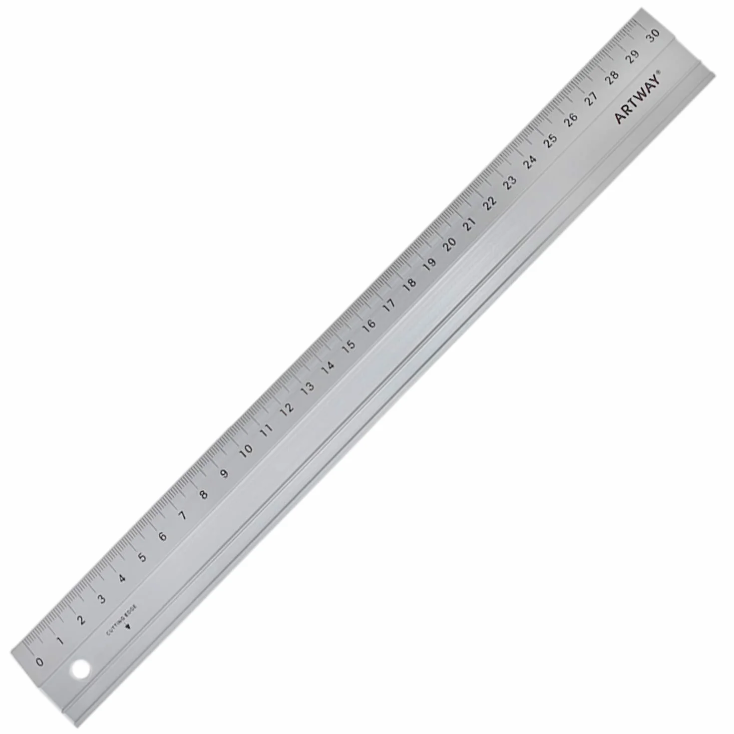 Artway Regla de aluminio con borde de corte 30 cm