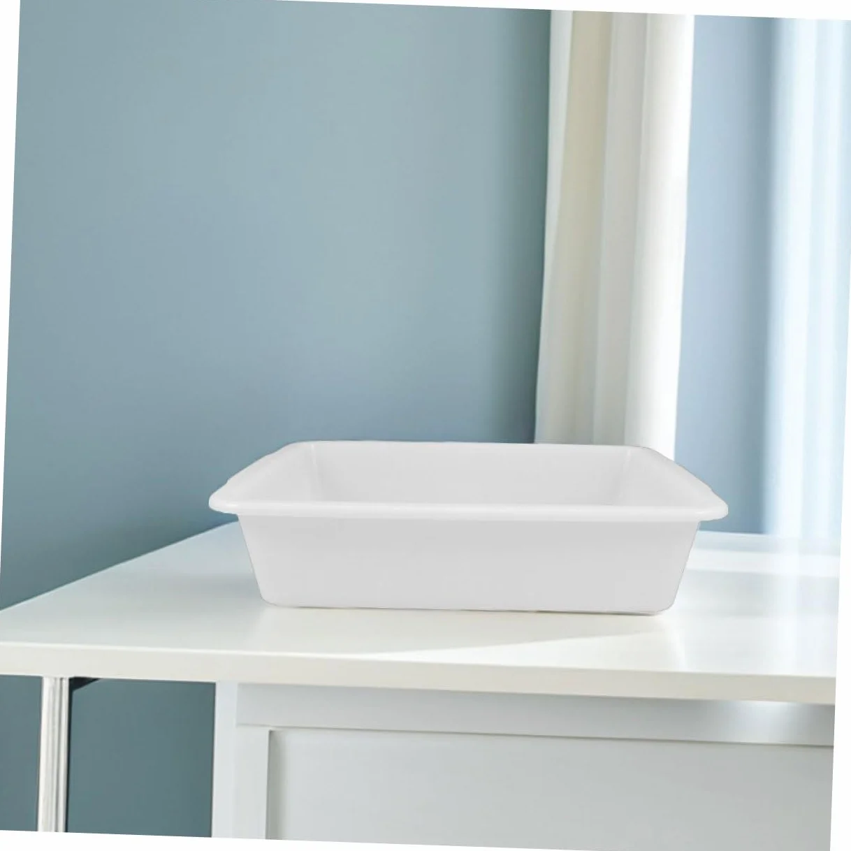 Veemoon 2 piezas Bandeja Rectangular de Plástico Organizador para Laboratorio Almacenamiento de Reactivos