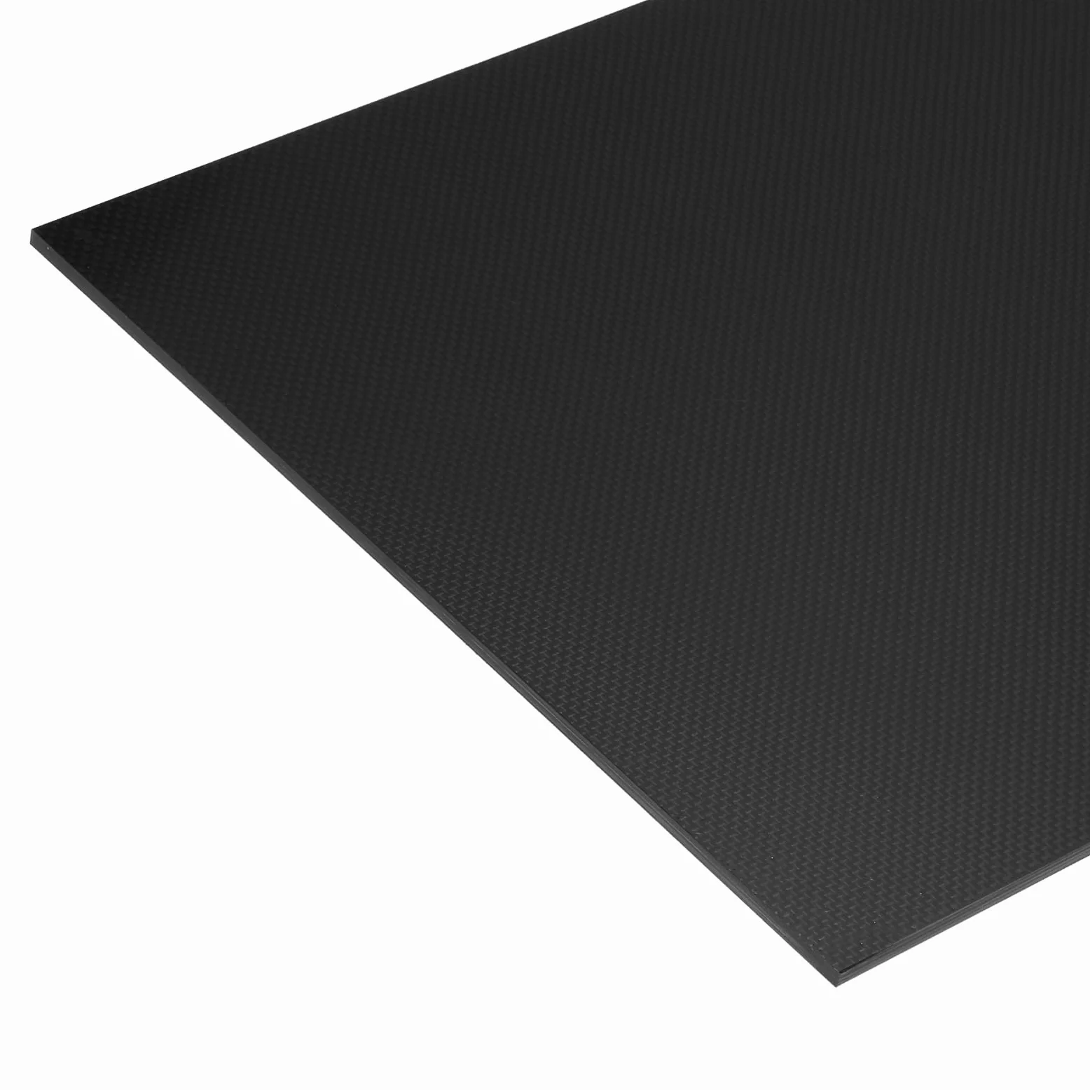 QUARKZMAN 1 Pieza de lámina de fibra de carbono 400x300x5mm Superficie brillante Placa de fibra de carbono plana extruida Panel de tejido liso para cometas Avión RC