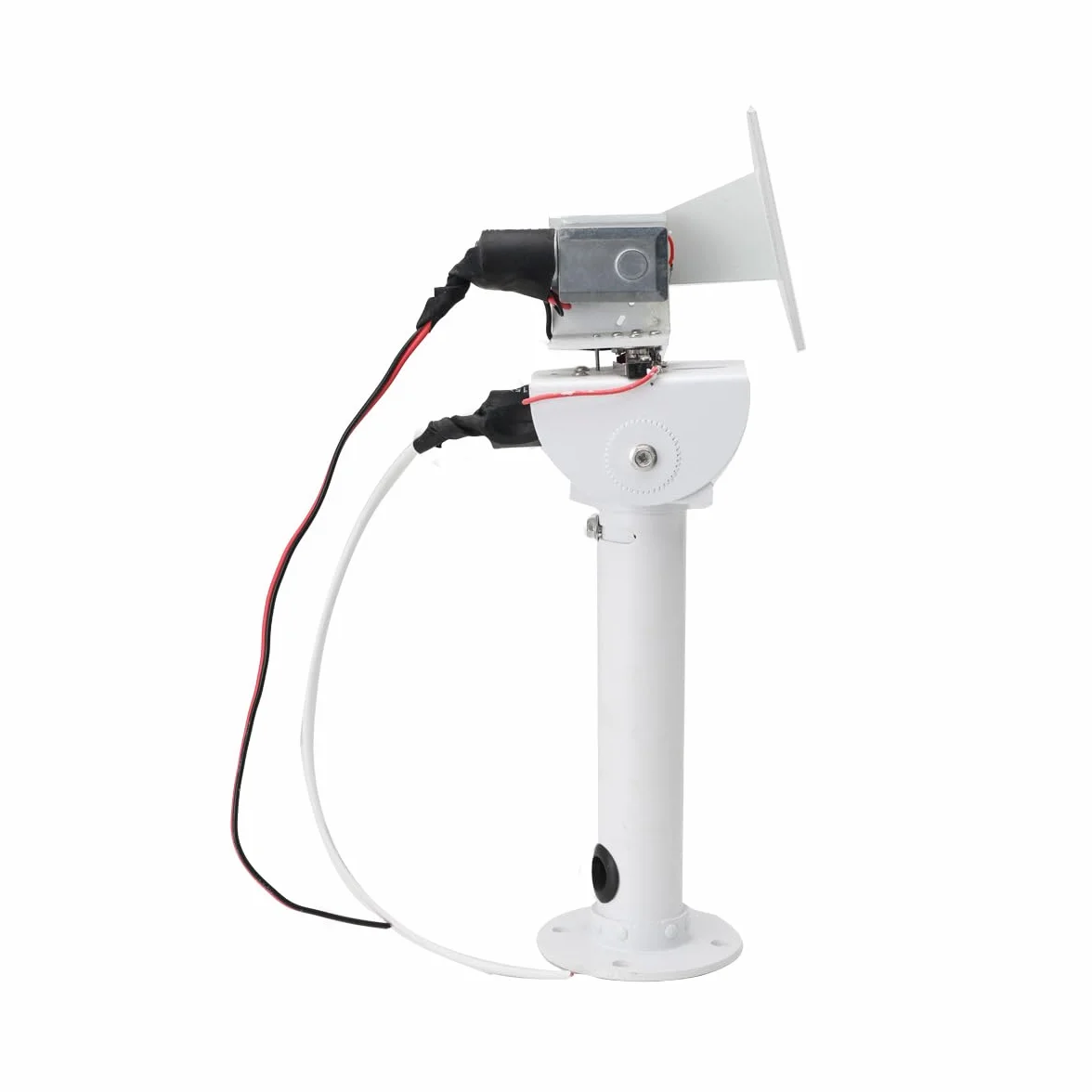 Bricolaje 30 W Dos ejes giratorio Cardán Solar Tracking Robot vigilancia alto par motor engranaje helicoidal