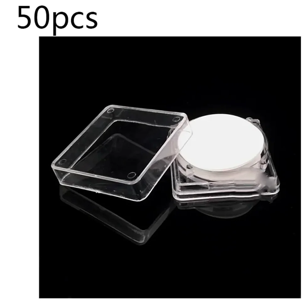 Cristalería de Laboratorio Membrana de filtro microporoso de papel de laboratorio, 50 unidades/caja, 13 mm-100 mm(80mm)