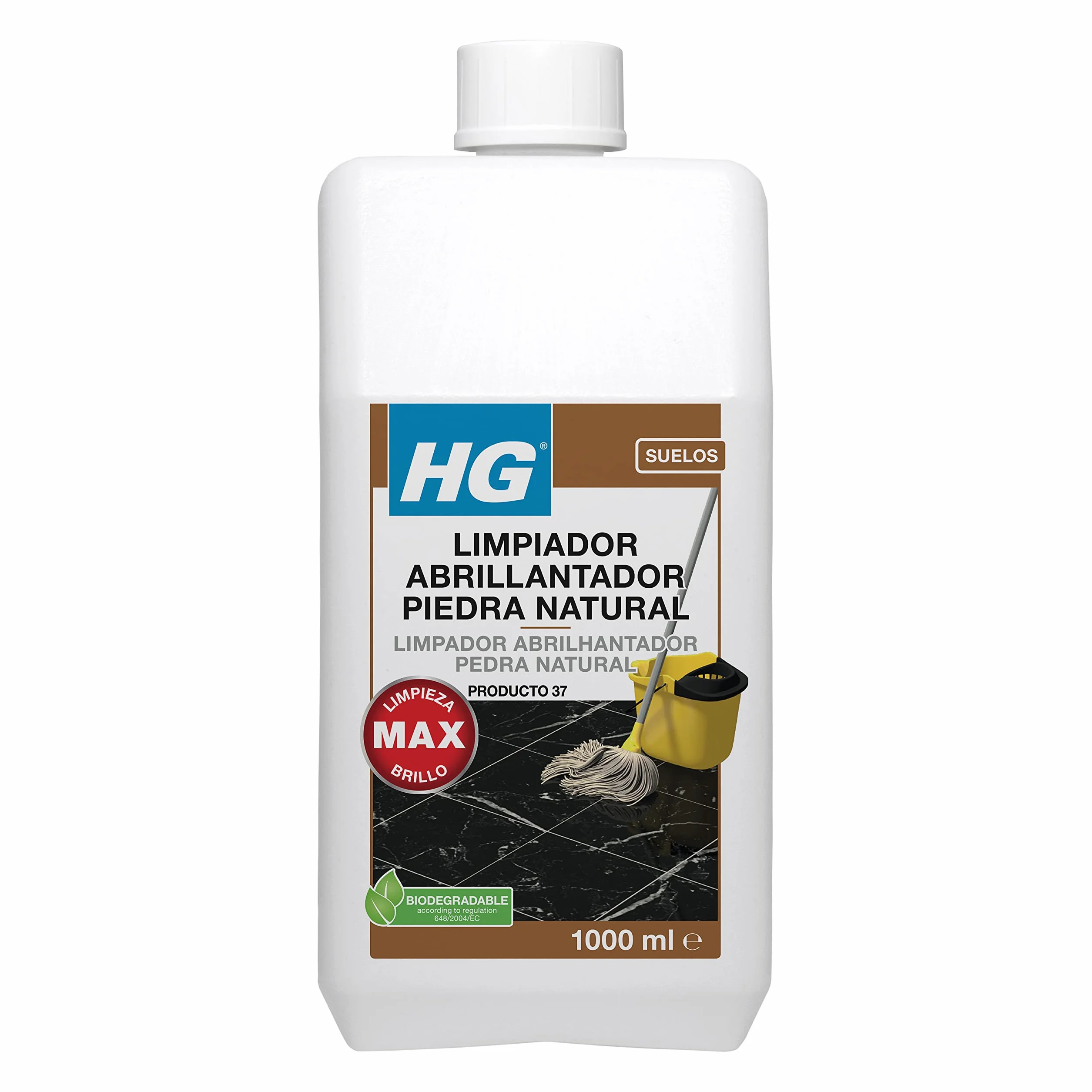 Limpiador Abrillantador para Piedra Natural y Mármol, 1 Litro