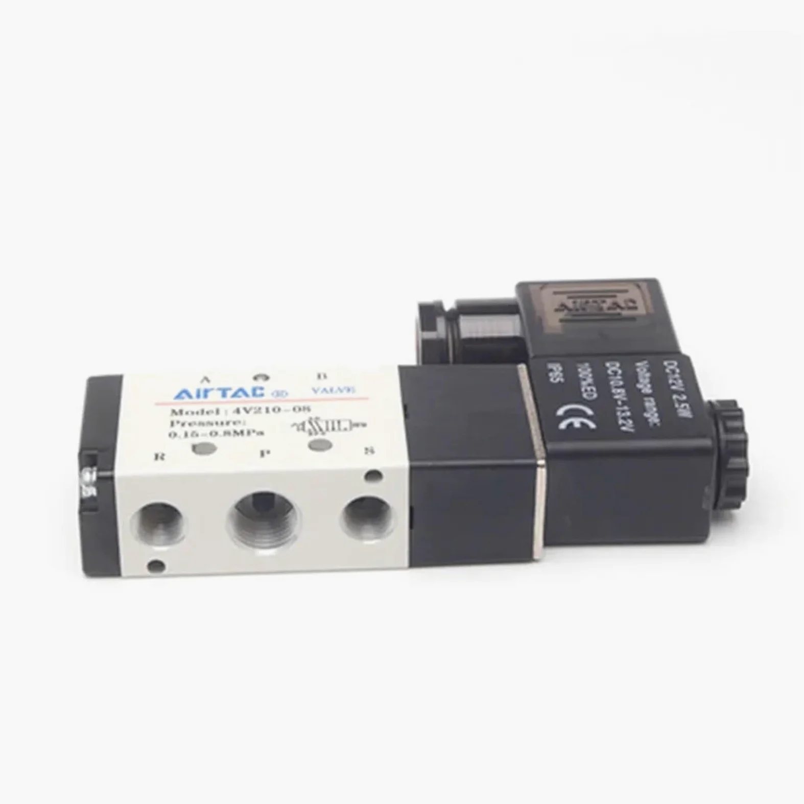 Válvula solenoide neumática 4V110/4V210/4V310/4V410 Válvula de inversión Válvula de Control de Aire(4V110-06,1.5 Inch)