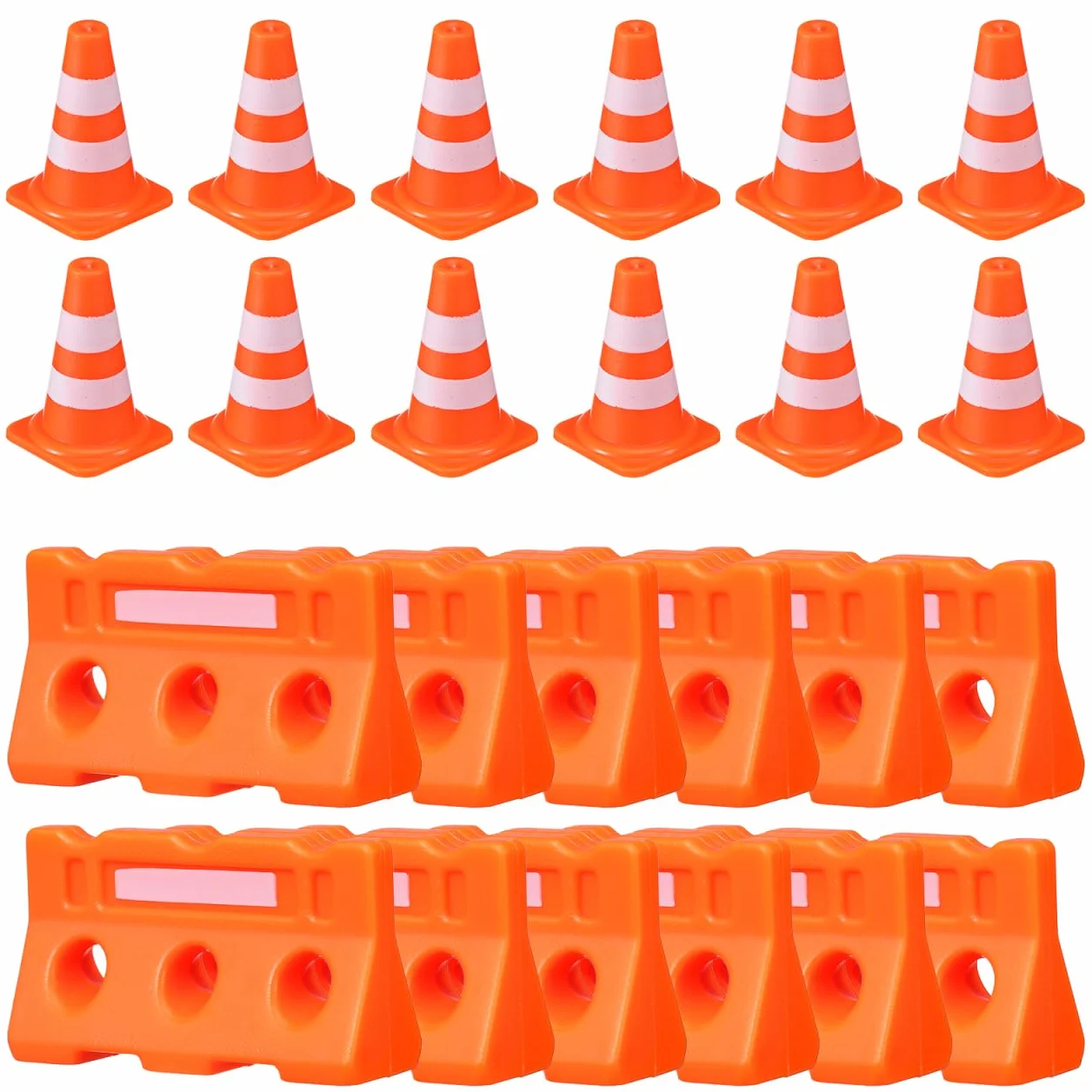 Cabilock Mini Barricadas Juguetes Tráfico Educativos para Niños Señales de Tráfico Miniatura