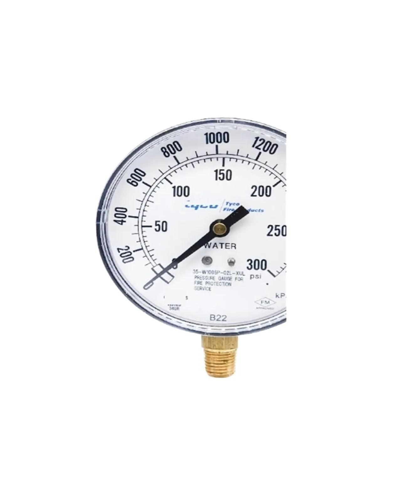 Manómetro de presión de Agua de 0 a 250 PSI y 0 a 300 PSI(0-250psi(1/4 NPT))