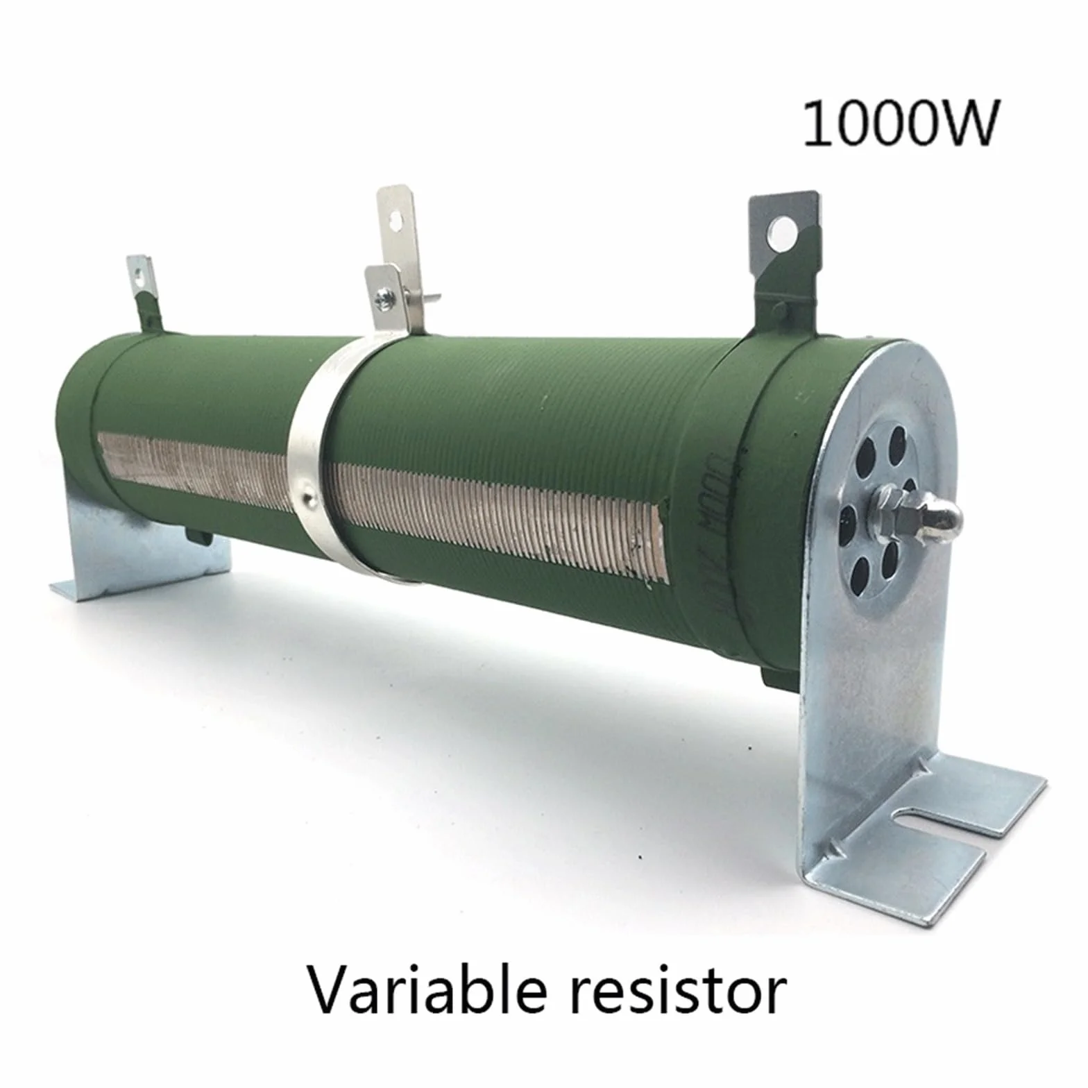 MUHM Resistencia Variable de 1000w, potenciómetro, Tubo de Porcelana, Resistencia Ajustable, reóstato Deslizante (Size : MAX R-50 Ohm)