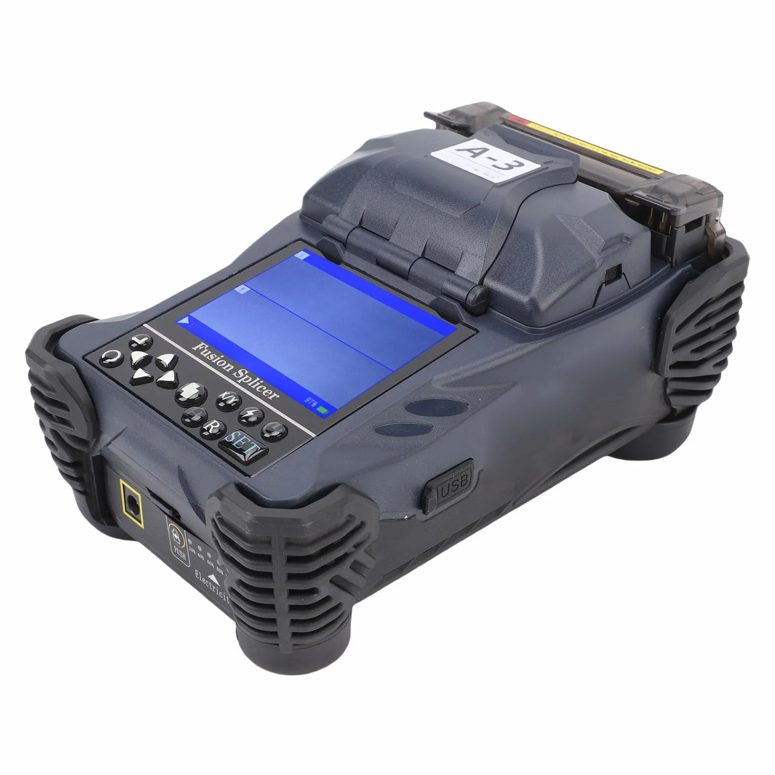 Dpofirs Máquina Dividida de Fibra de Vidrio SPLICIS 9S SPLIMING 26S Calefacción FTTH 100-240V