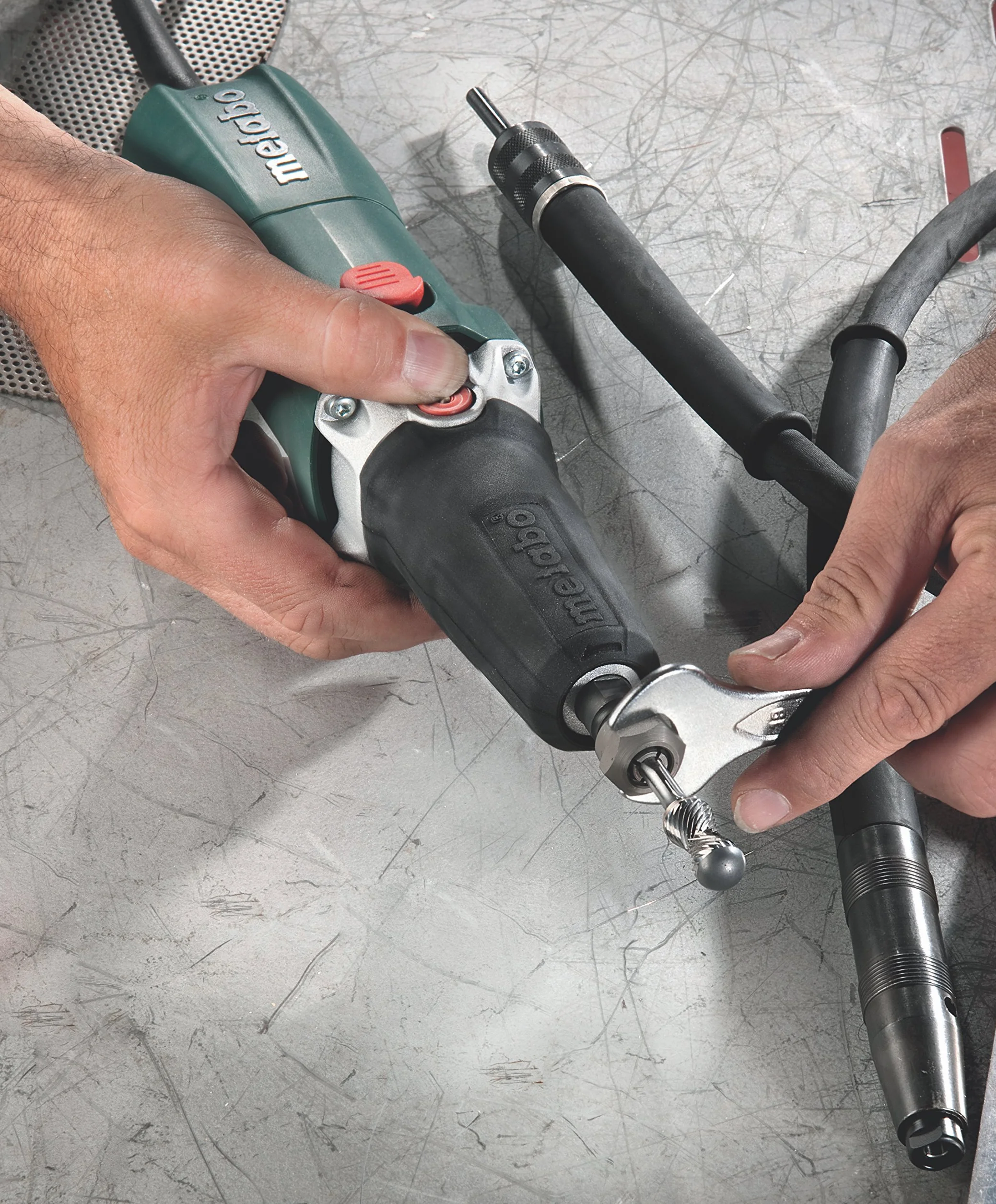 Metabo GE 950 G Plus - Amoladora Recta, especial muelas montadas y abanicos