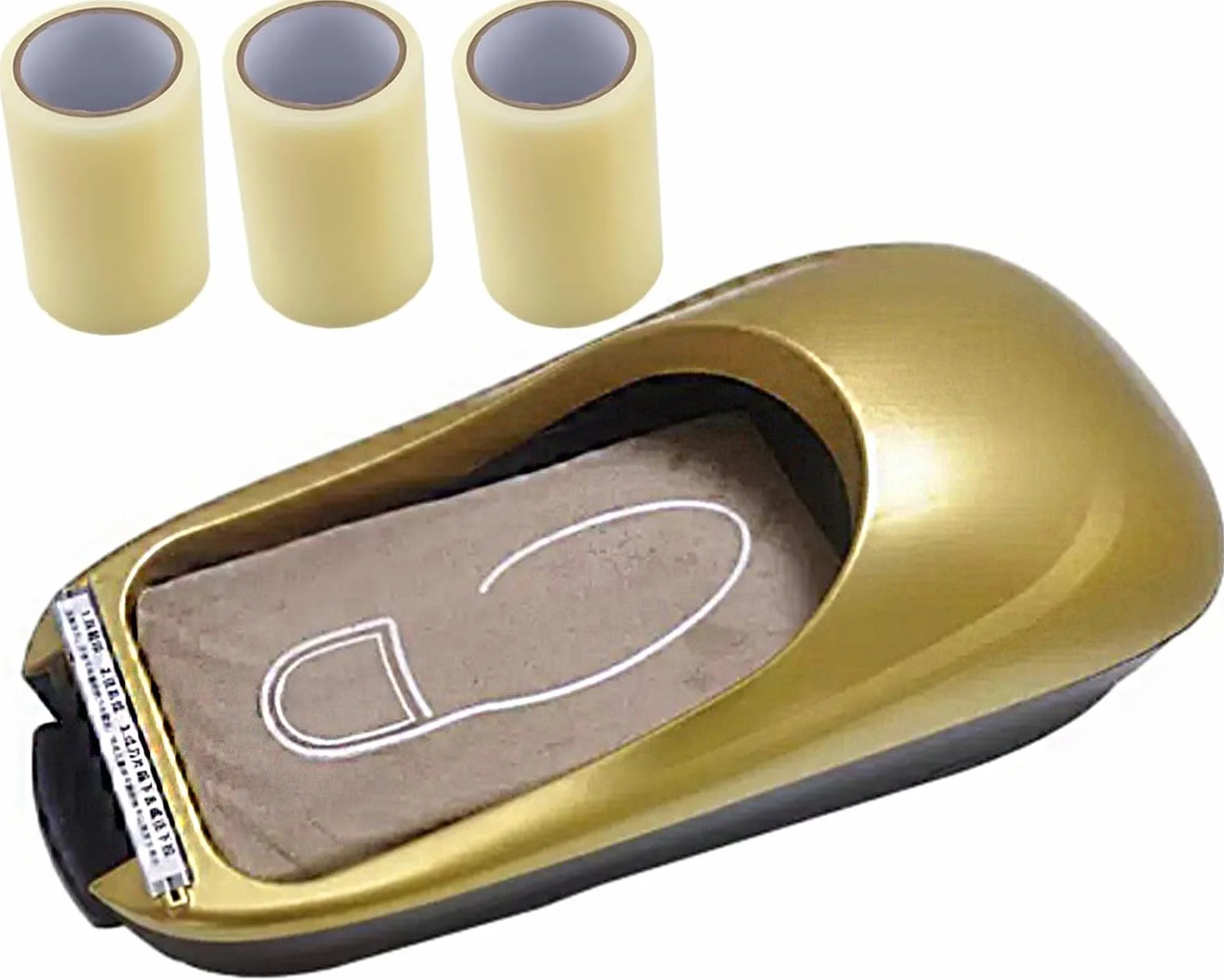 MáQuina Dispensadora AutomáTica Inteligente de Cubrezapatos Desechables con Pedal y Recambio de 3 Rollos de PelíCula para Uso DoméStico y en Laboratorios