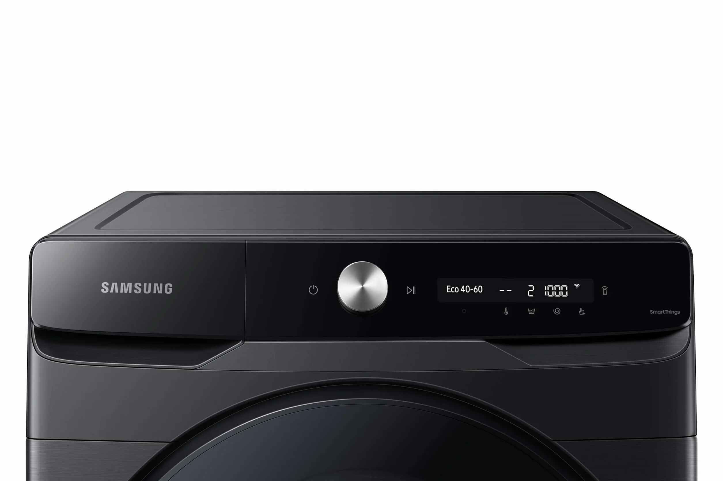 Samsung Lavadora AI 20kg EcoBubble™ Clase A Negra WF20DG8650BVU3