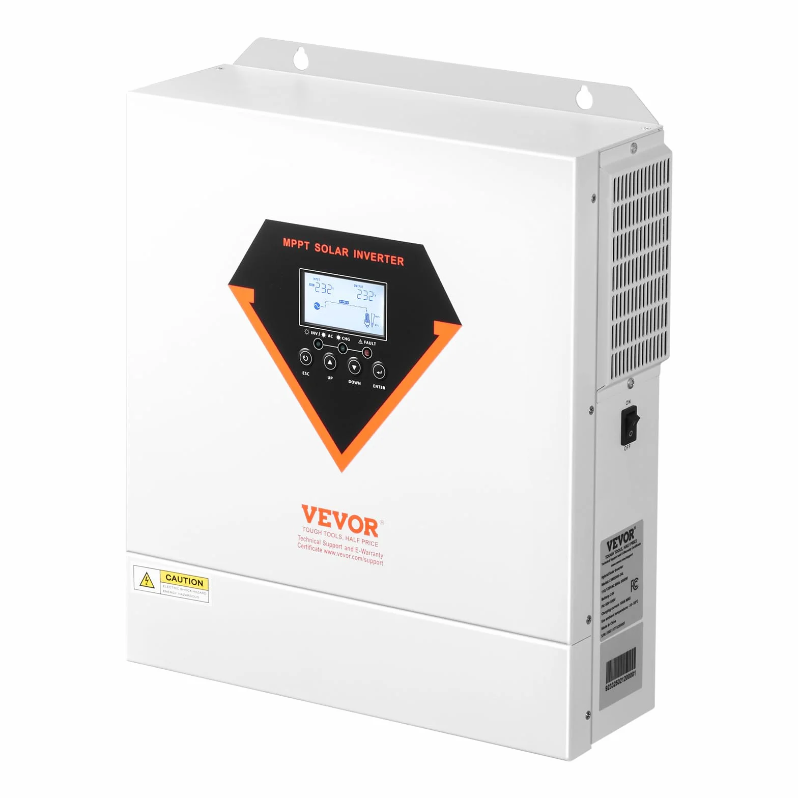 VEVOR Inversor Solar Híbrido 3500 W Onda Sinusoidal Pura MPPT 100 A