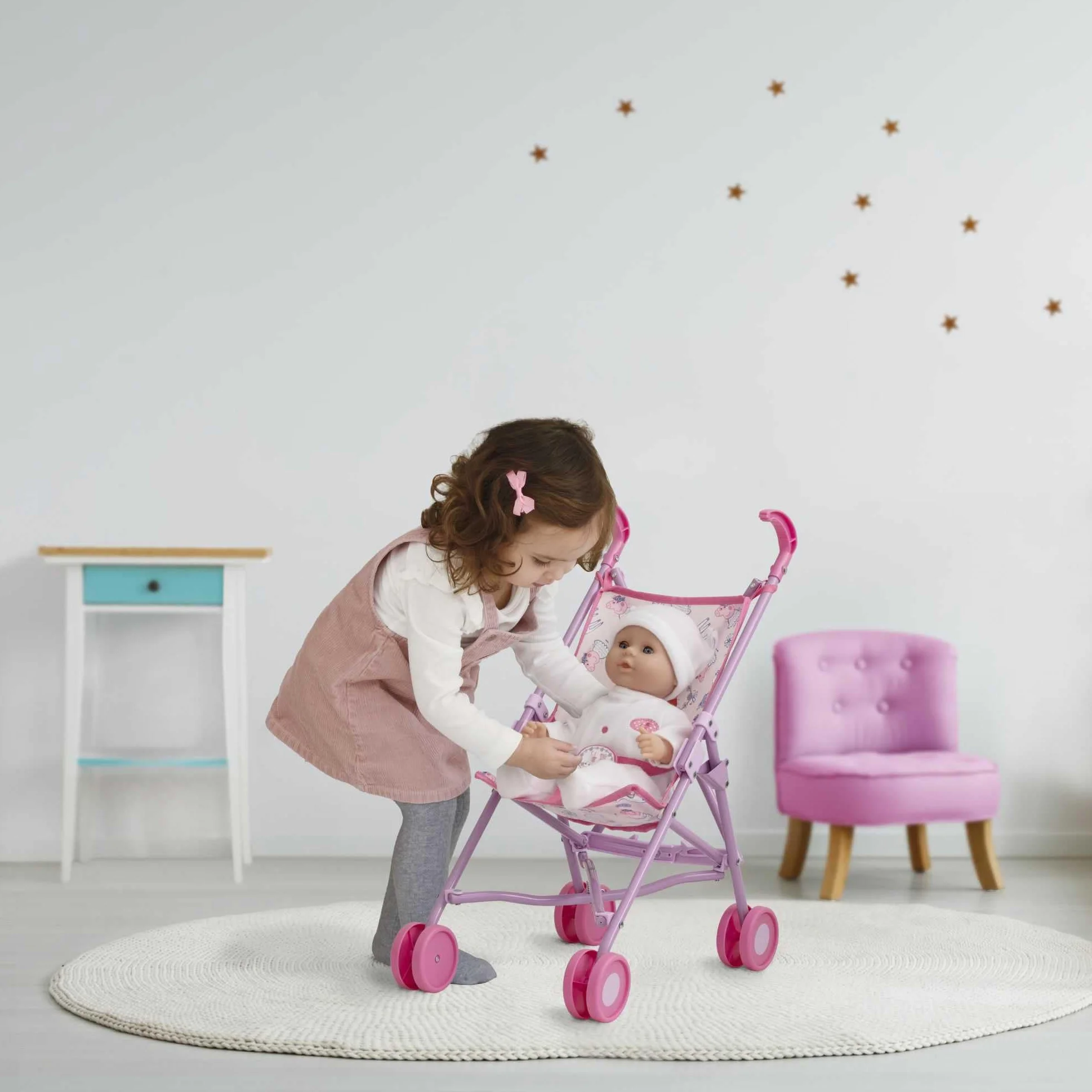 Peppa Pig Sillita de Paseo Paraguas Plegable 53,5 cm