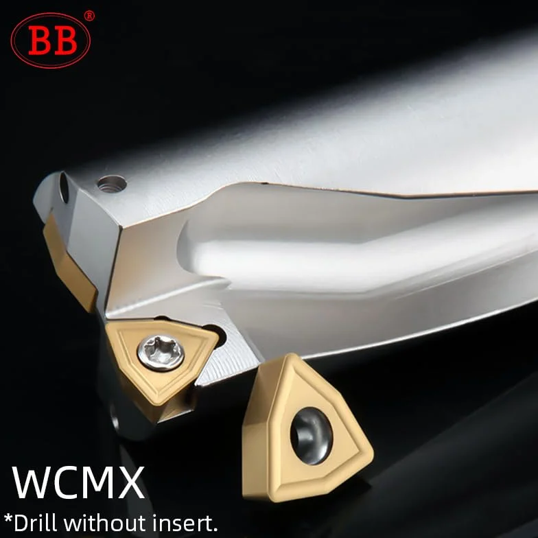 Broca Torno de Taladro indexable WC 2D 3D 4D WCMT Inserto de carburo Aluminio Acero C25-D20.5-WC03