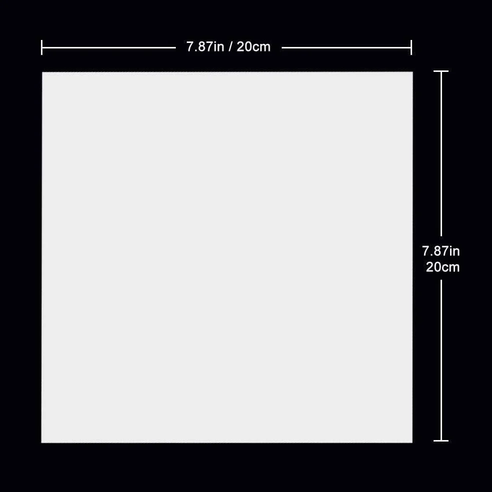 Placa de Sílice Gel TLC con Respaldo de Vidrio, 20x20 cm, Placas Analíticas para Cromatografía en Capa Fina, Paquete de 10