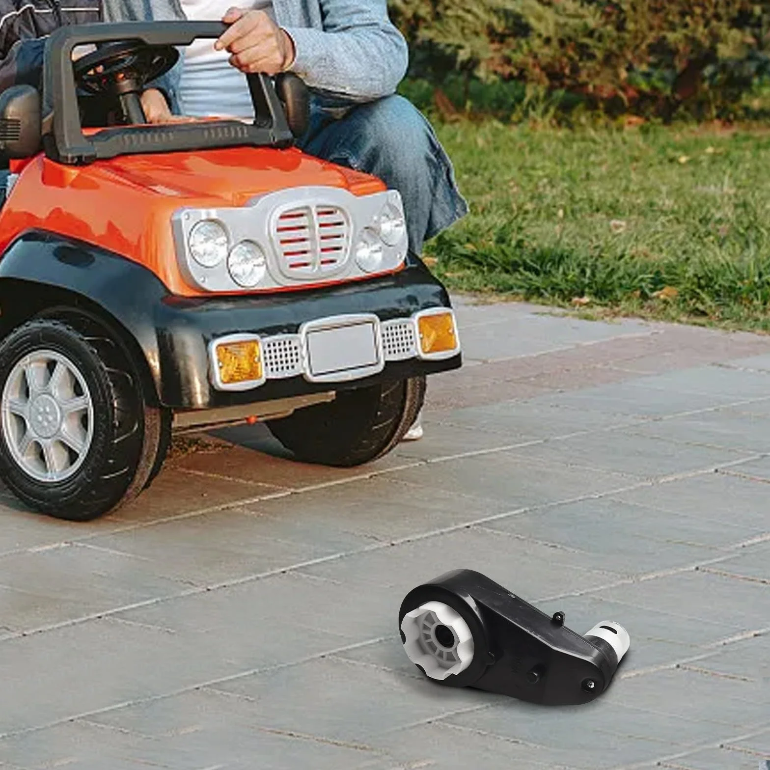 Caja de cambios 24 V 550 motor CC 20000 rpm para coche niños eje 12 mm compatible RS550