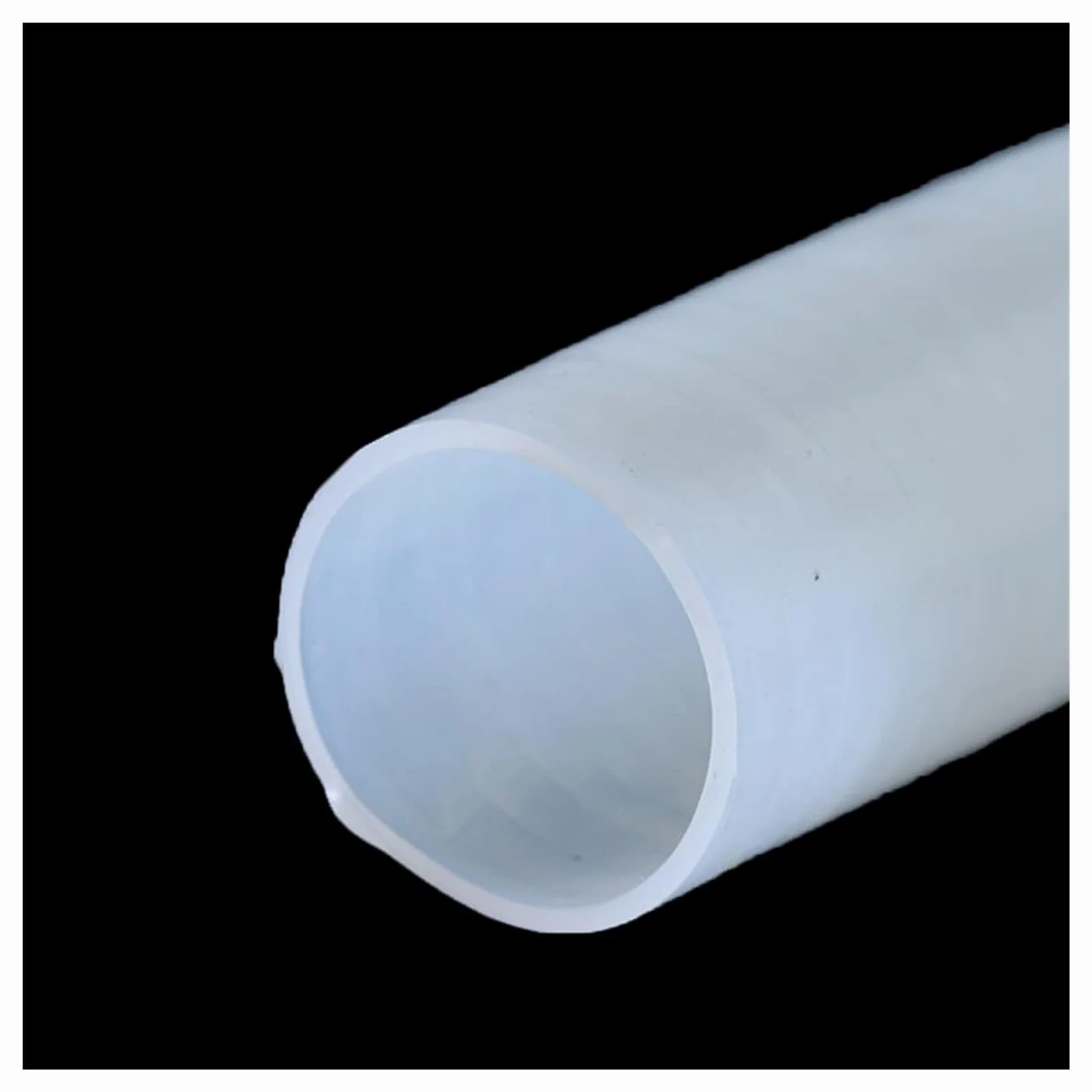 Tubo de silicona flexible de 15 mm a 60 mm de diámetro grande para transferencia de líquidos, tubo suave para bombeo y aplicaciones versátiles.