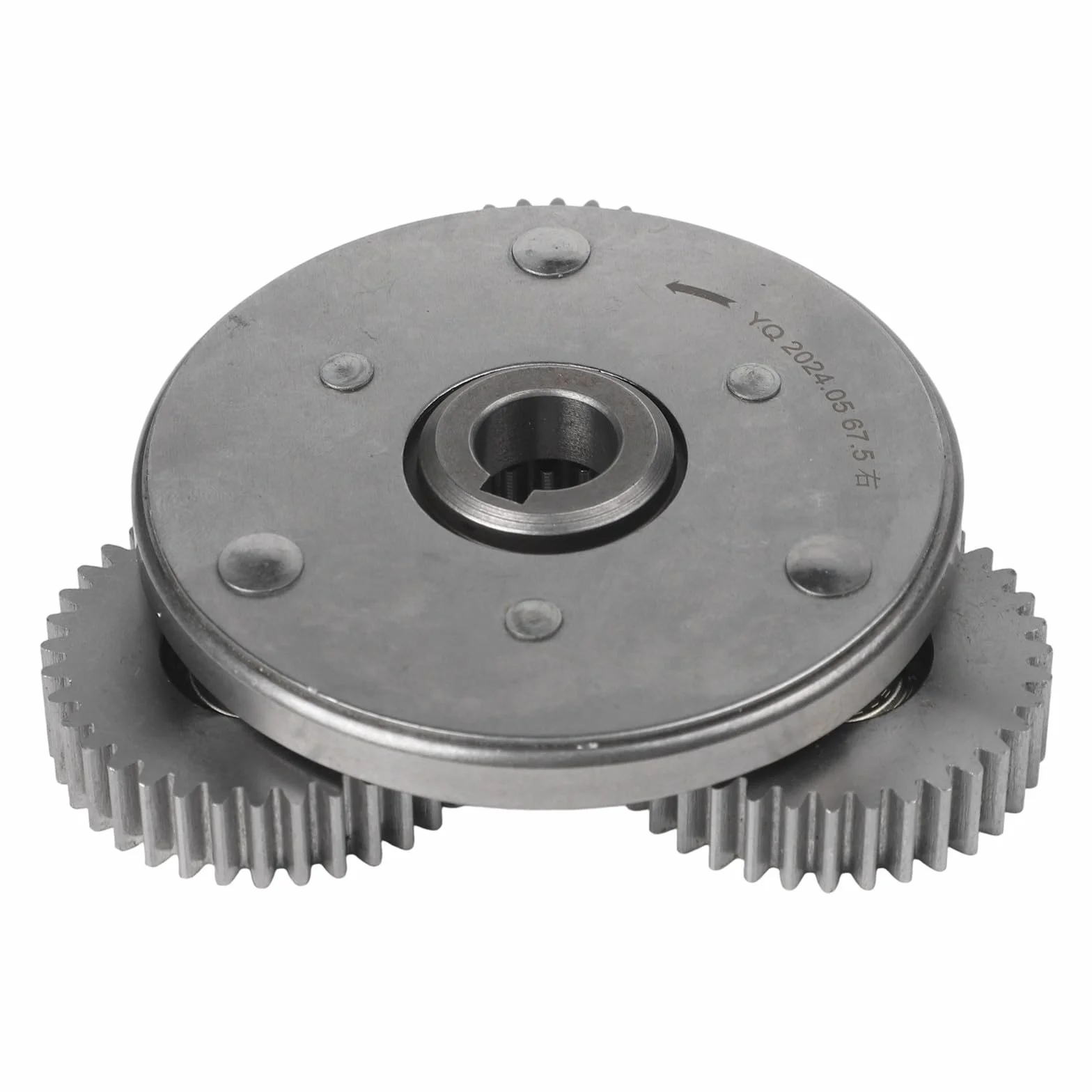 Juego de engranajes planetarios 36T para motor Bafang 500W-750W, acero, 47.5mm, 88mm giro derecha, 12mm plateado