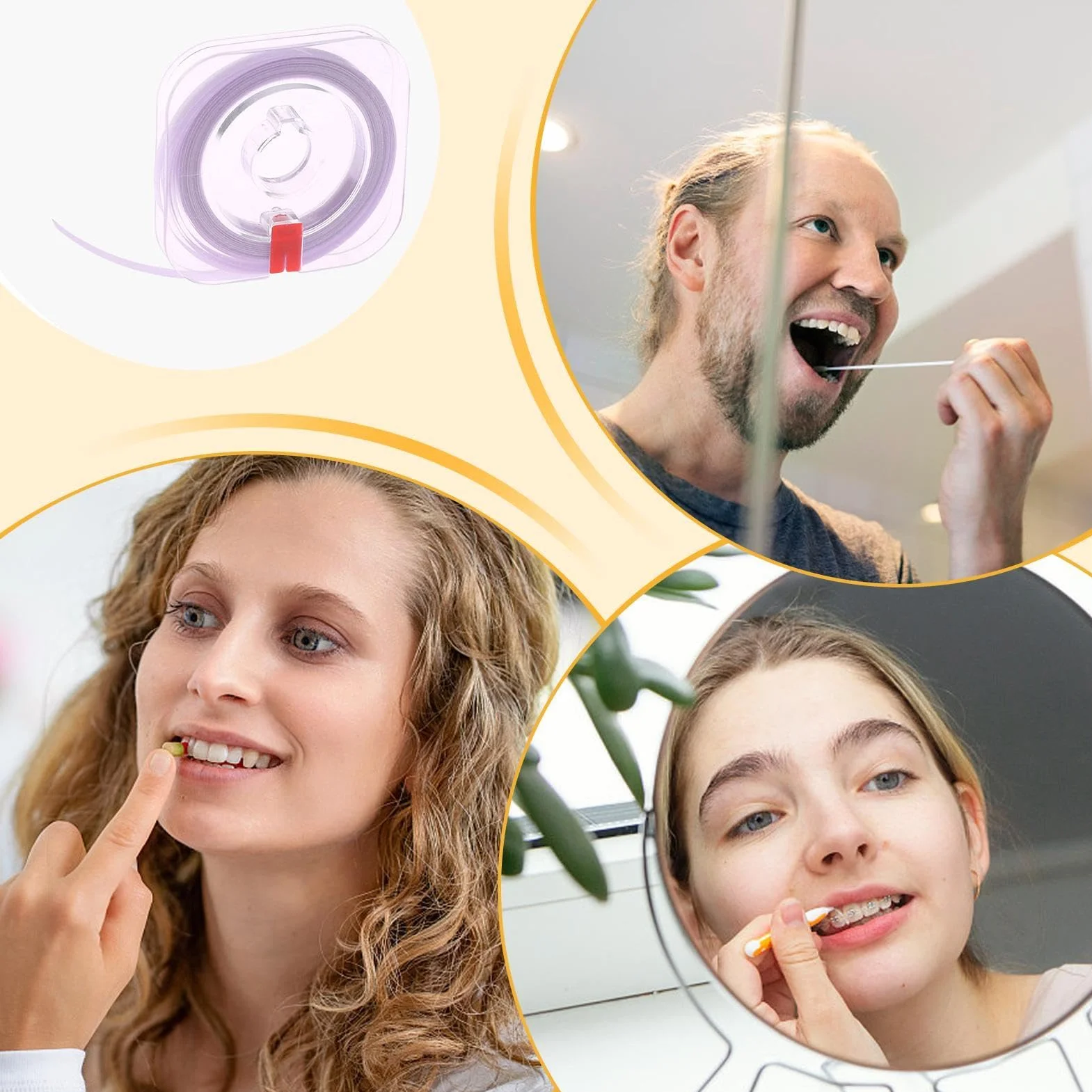 Tiras de pulido de dientes abrasivas de 6 metros resina