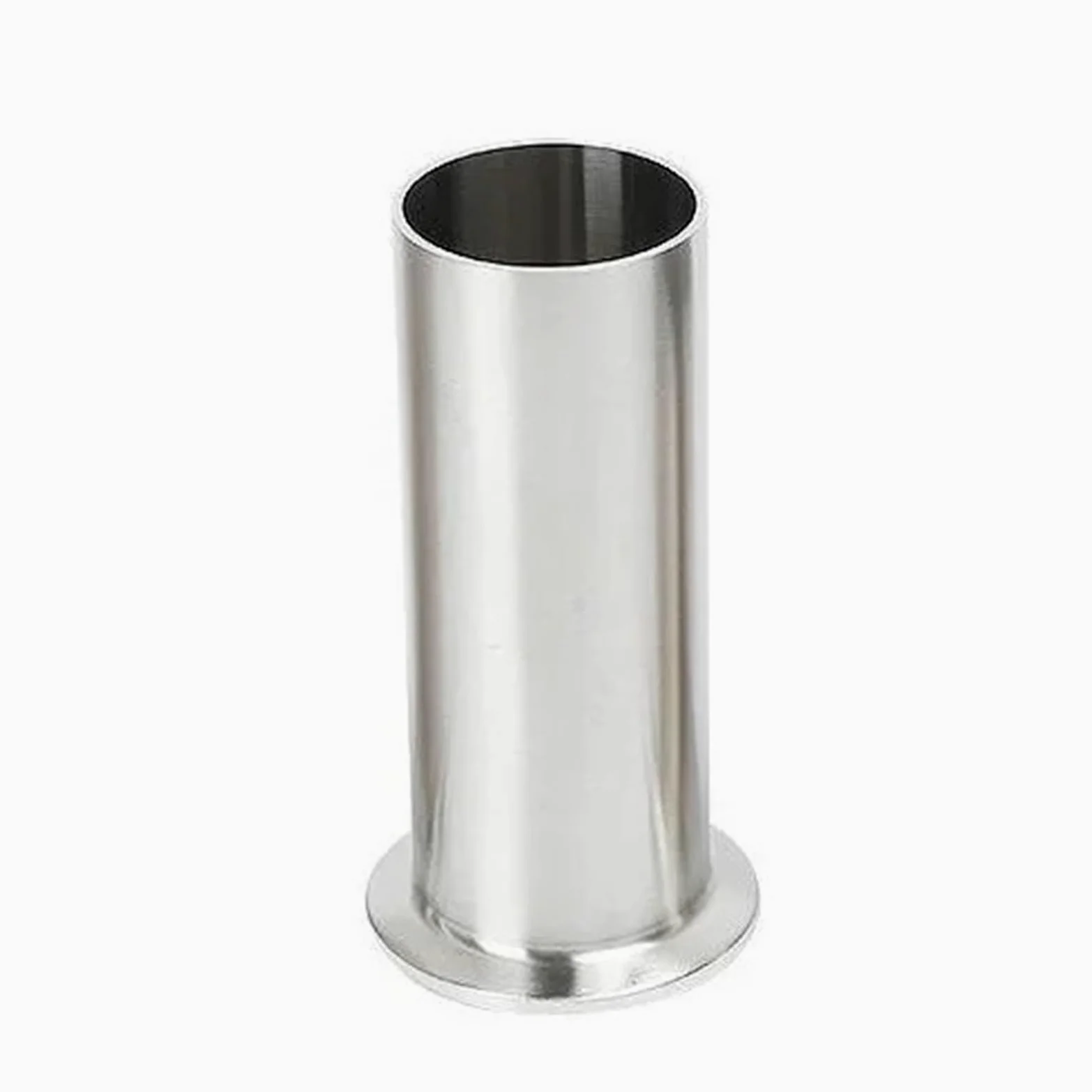 Pipe OD45xTC64 Long Type clamp ferrules Length 120mm SS304 Stainless Steel Welding Ferrule Tri Clamp Fittings