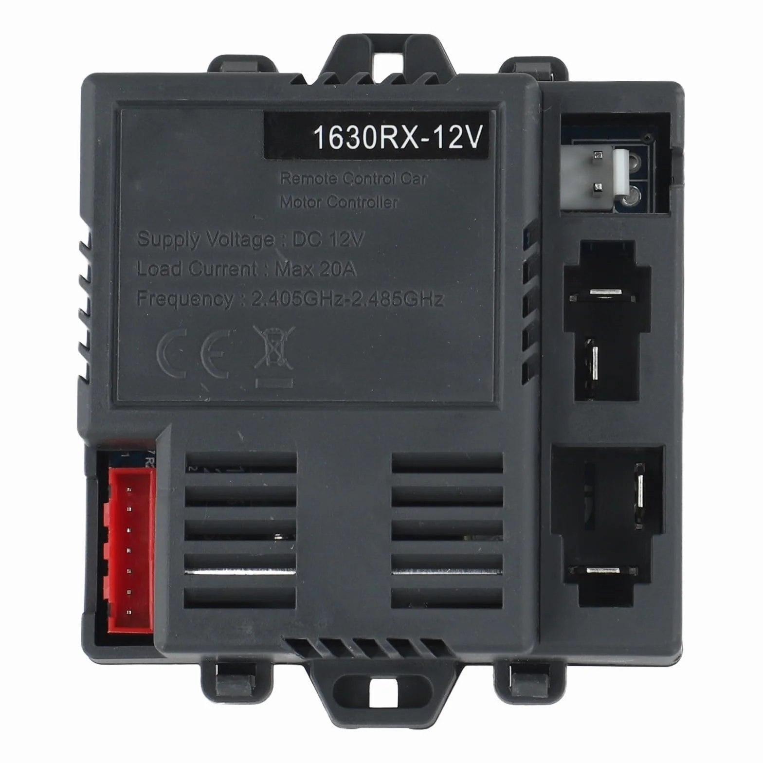 Besttoolifes JR1630RX-12V Receptor coche eléctrico niños 2.4G control remoto arranque lento ABS 7 Pin 12V